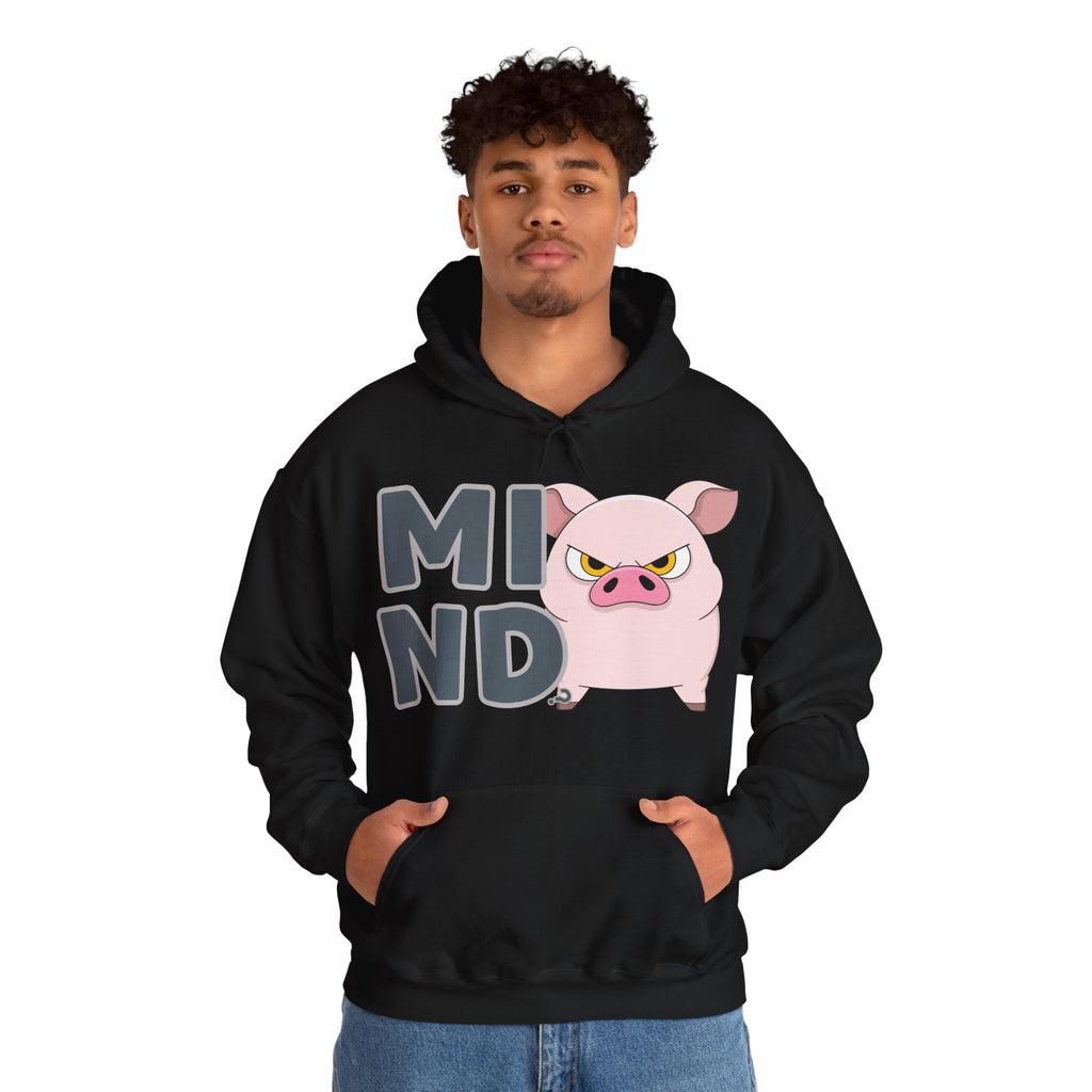 Hooded Sweatshirt Humor - Mind? Pig
