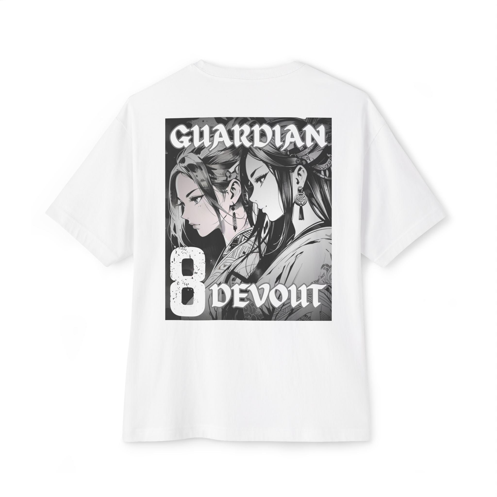 Anime Design Oversize T-shirt - SF Guardian - Devout #8