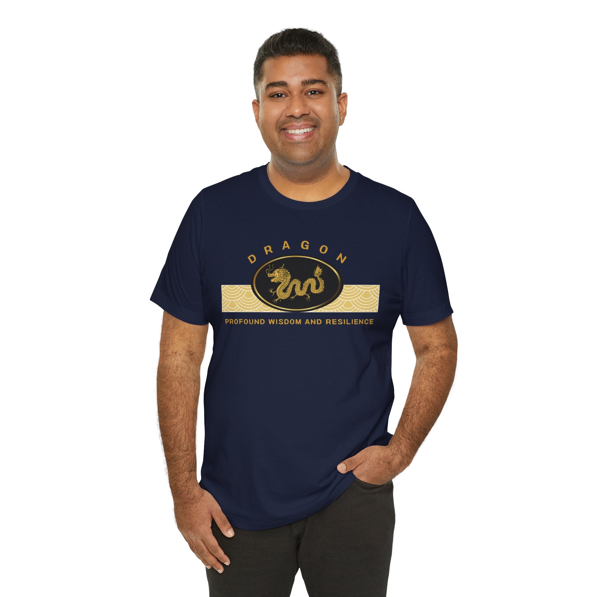 Empowering T-shirt - Zen Dragon Collection Black Profound