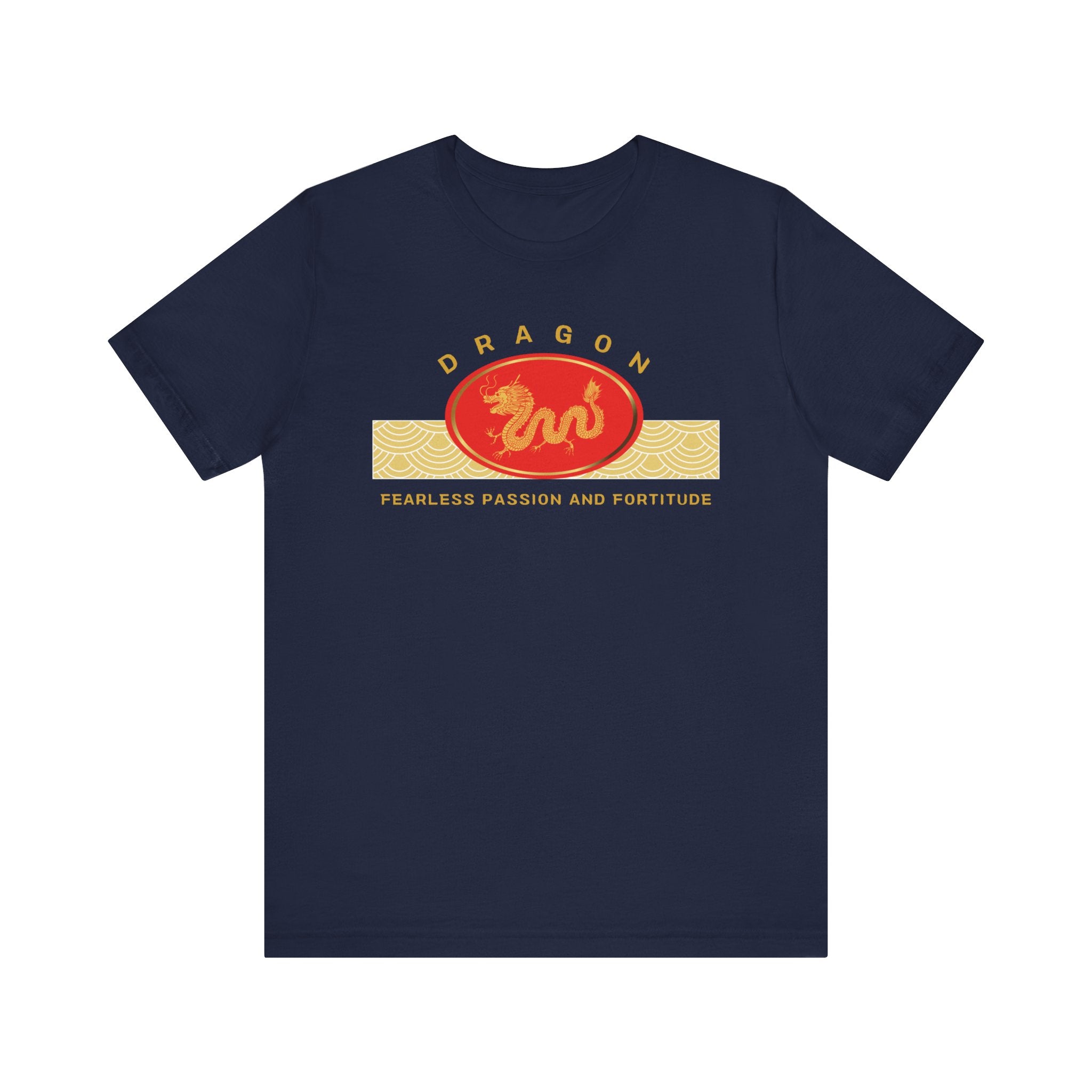 Empowering T-shirt - Zen Dragon Collection Red Fearless