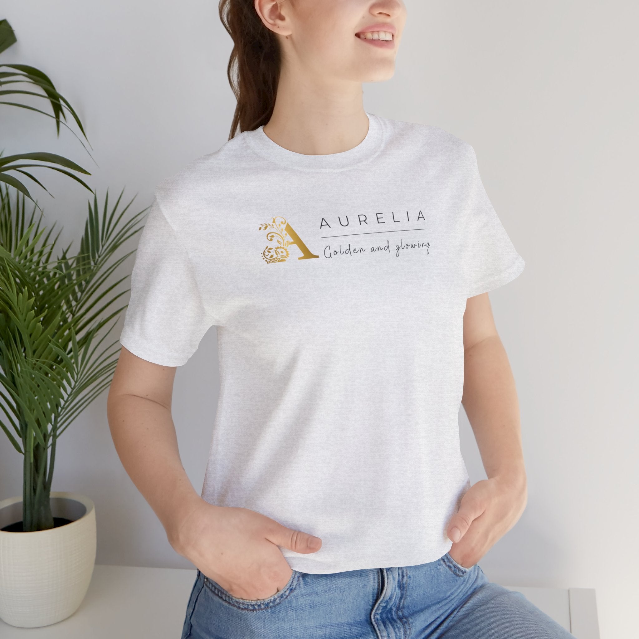 Empowering T-shirt For Friends  & Family - Verbal Vogue Tee Collection AURELIA
