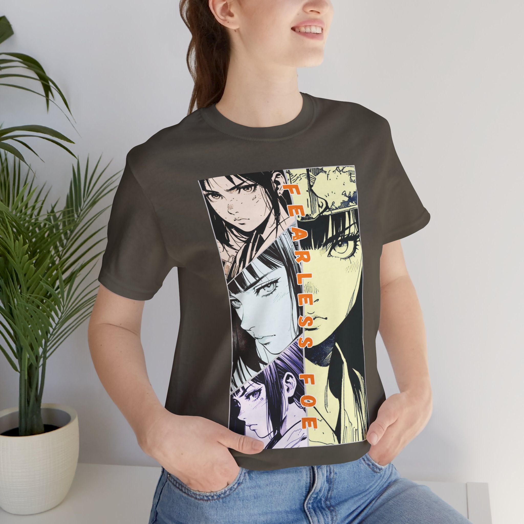 Anime Silent Hero T-shirt - Fearless Foe