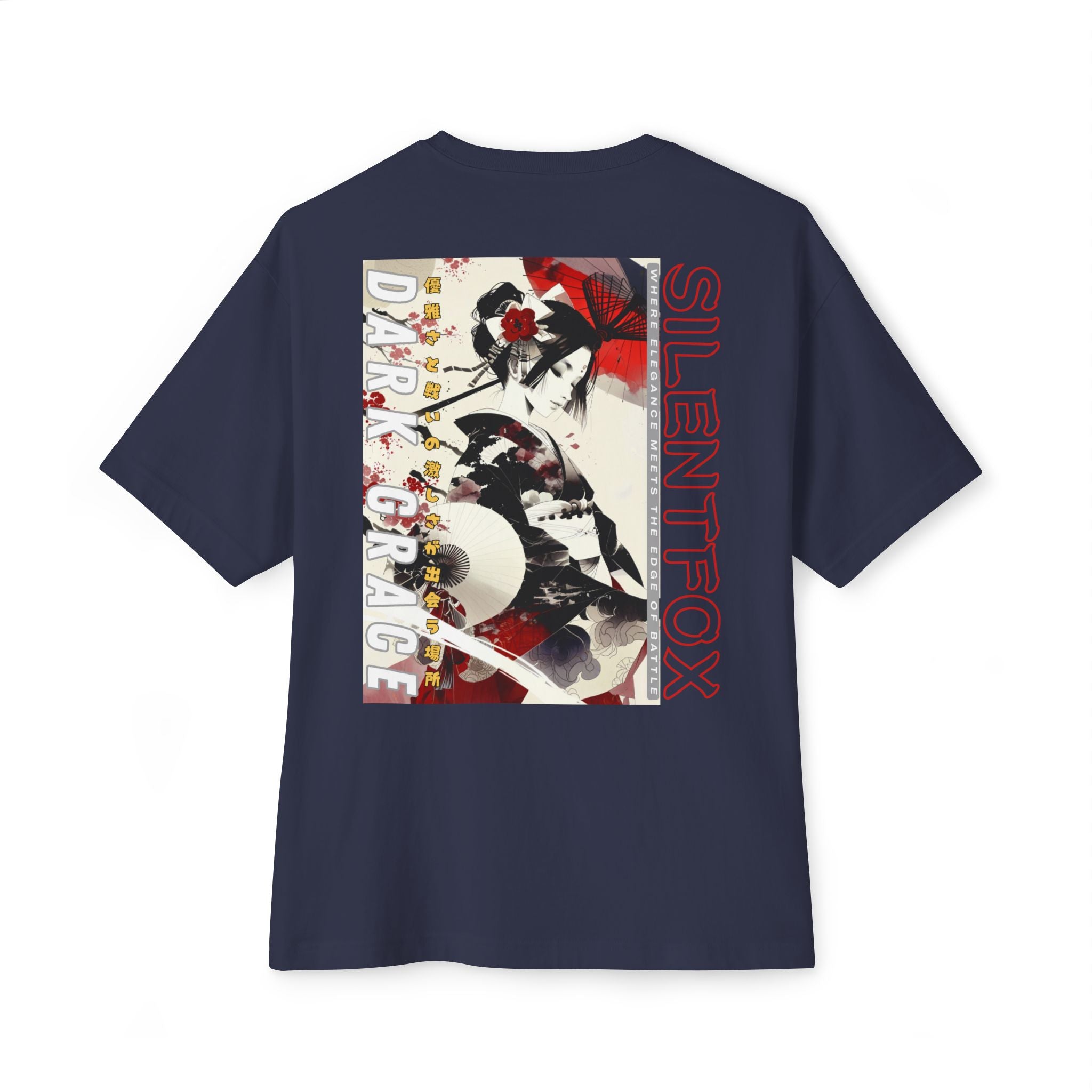Anime Design Oversize T-shirt - SF Dark Grace
