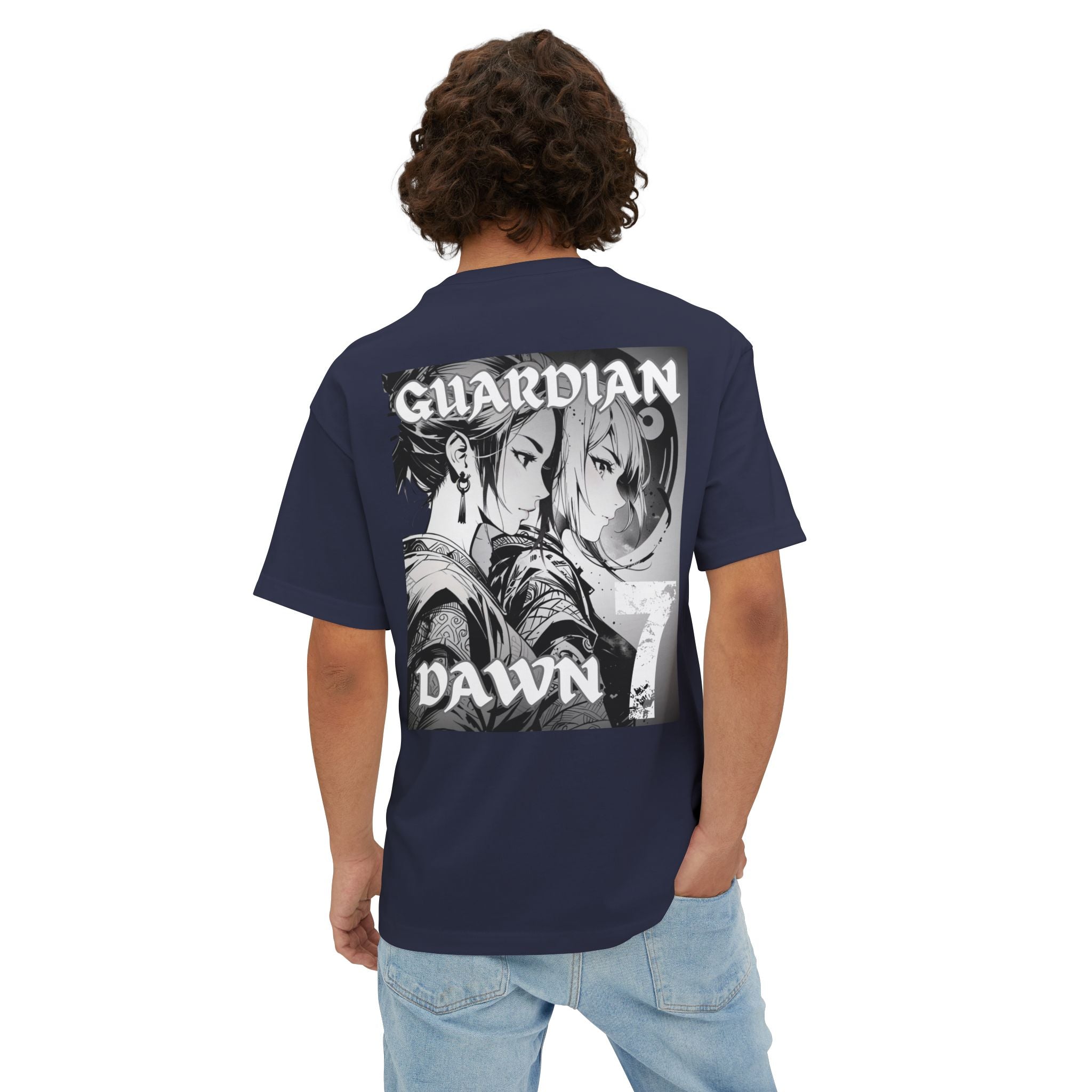 Anime Design Oversize T-shirt - SF Guardian - Dawn #7
