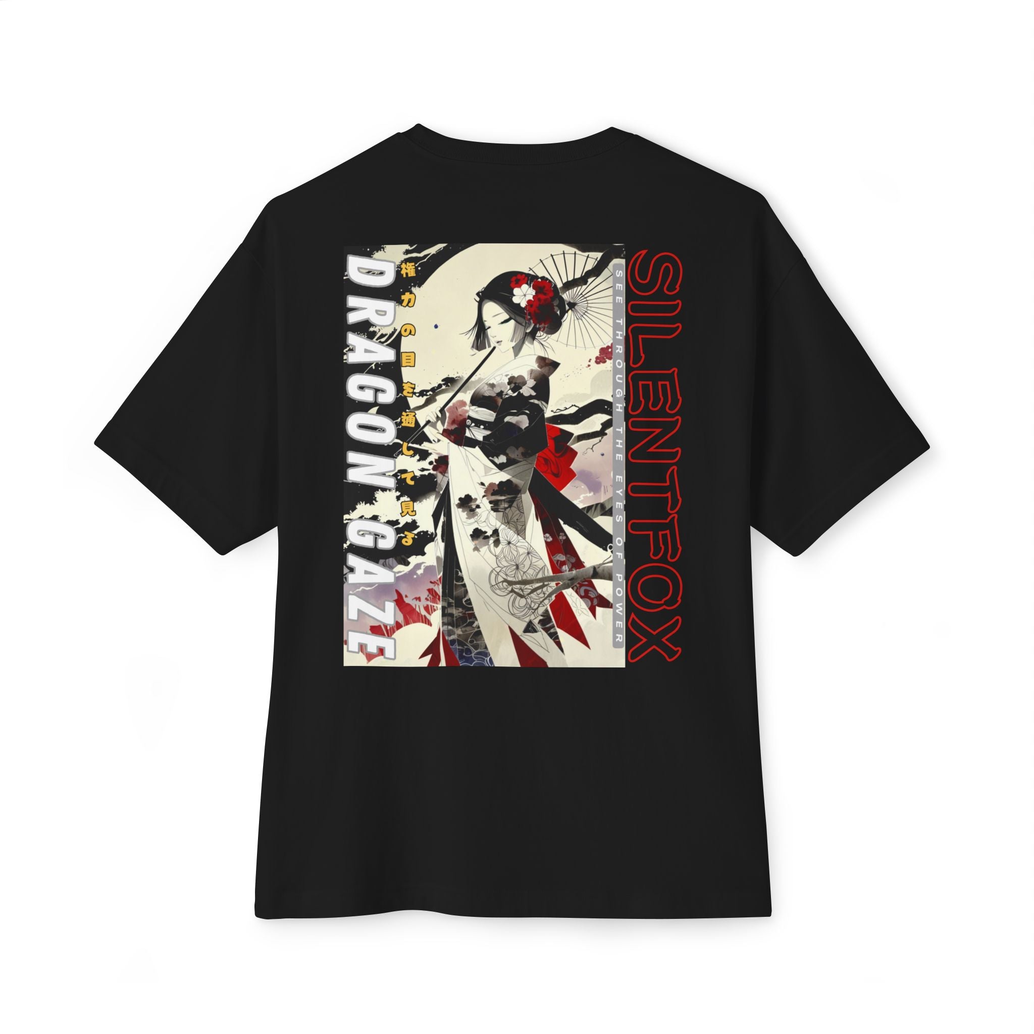 Anime Design Oversize T-shirt - SF Dragon Gaze