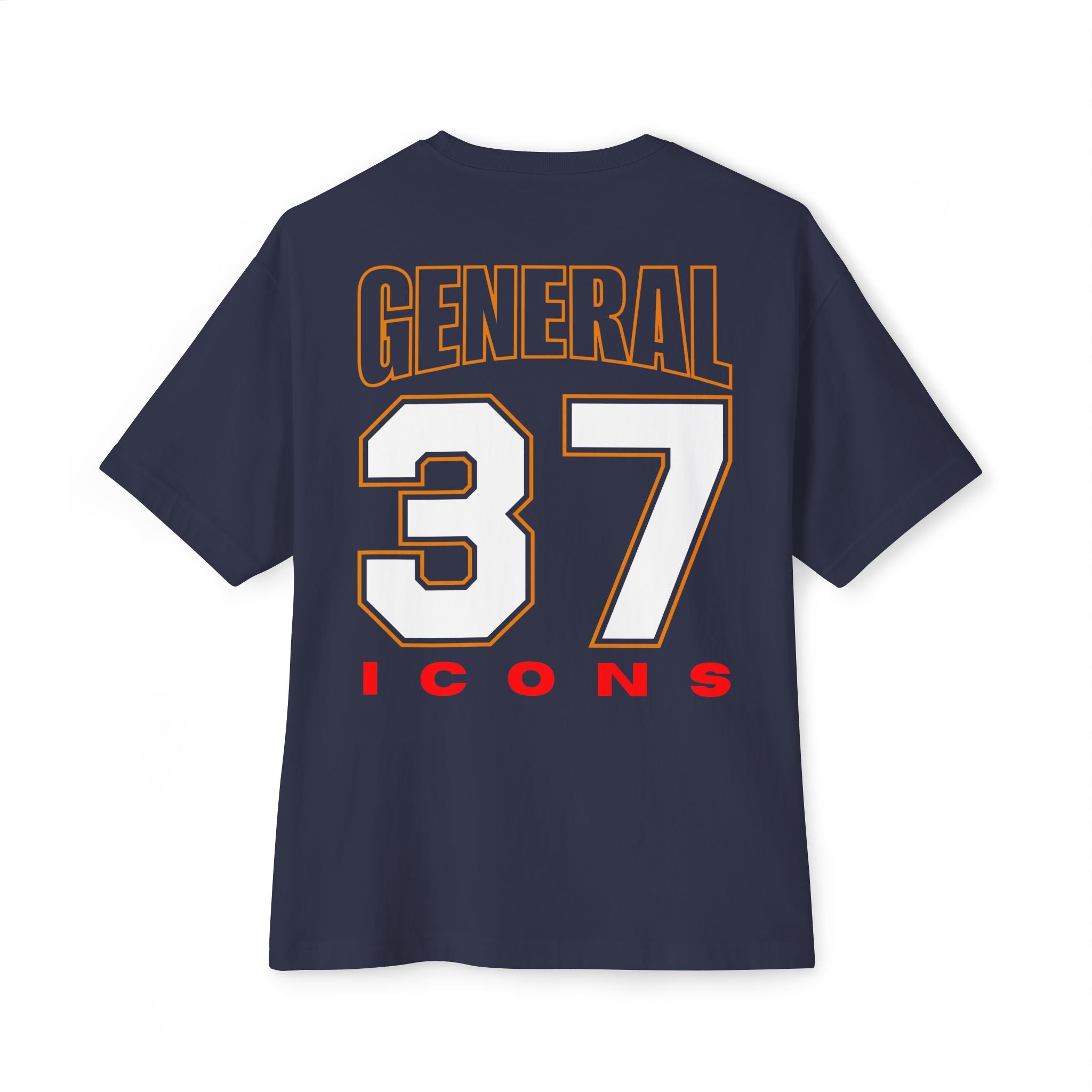 General Numbered Streetwear Box T-shirt Collection - 37 General Icons