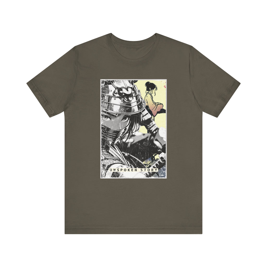 Anime Warrior Girl T-shirt - Unspoken Story