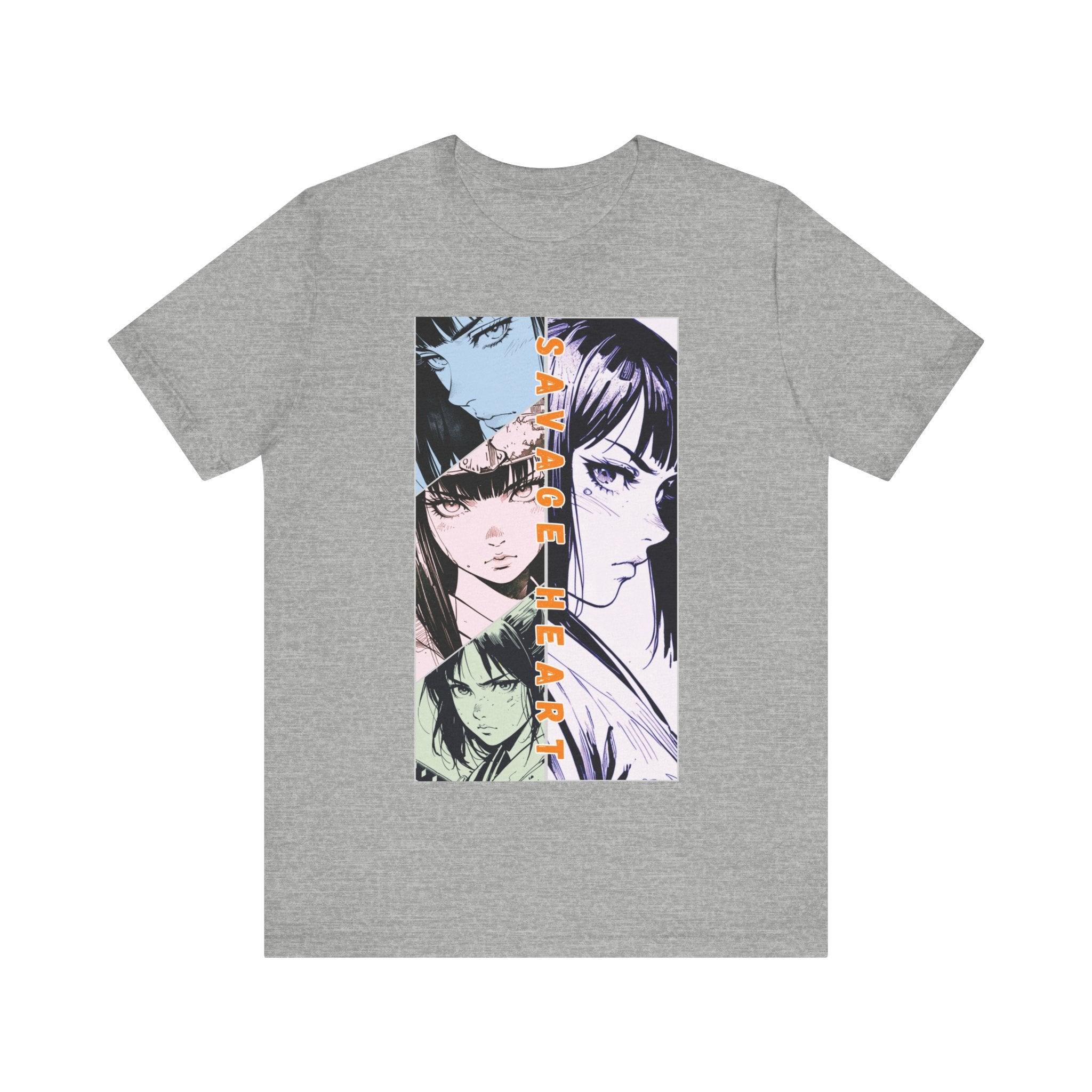 Anime Silent Hero T-shirt - Savage Heart