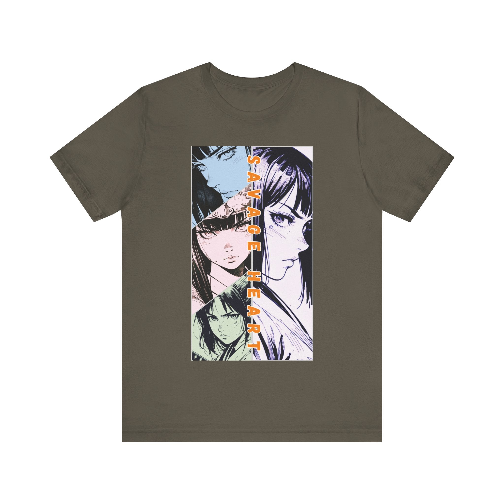 Anime Silent Hero T-shirt - Savage Heart