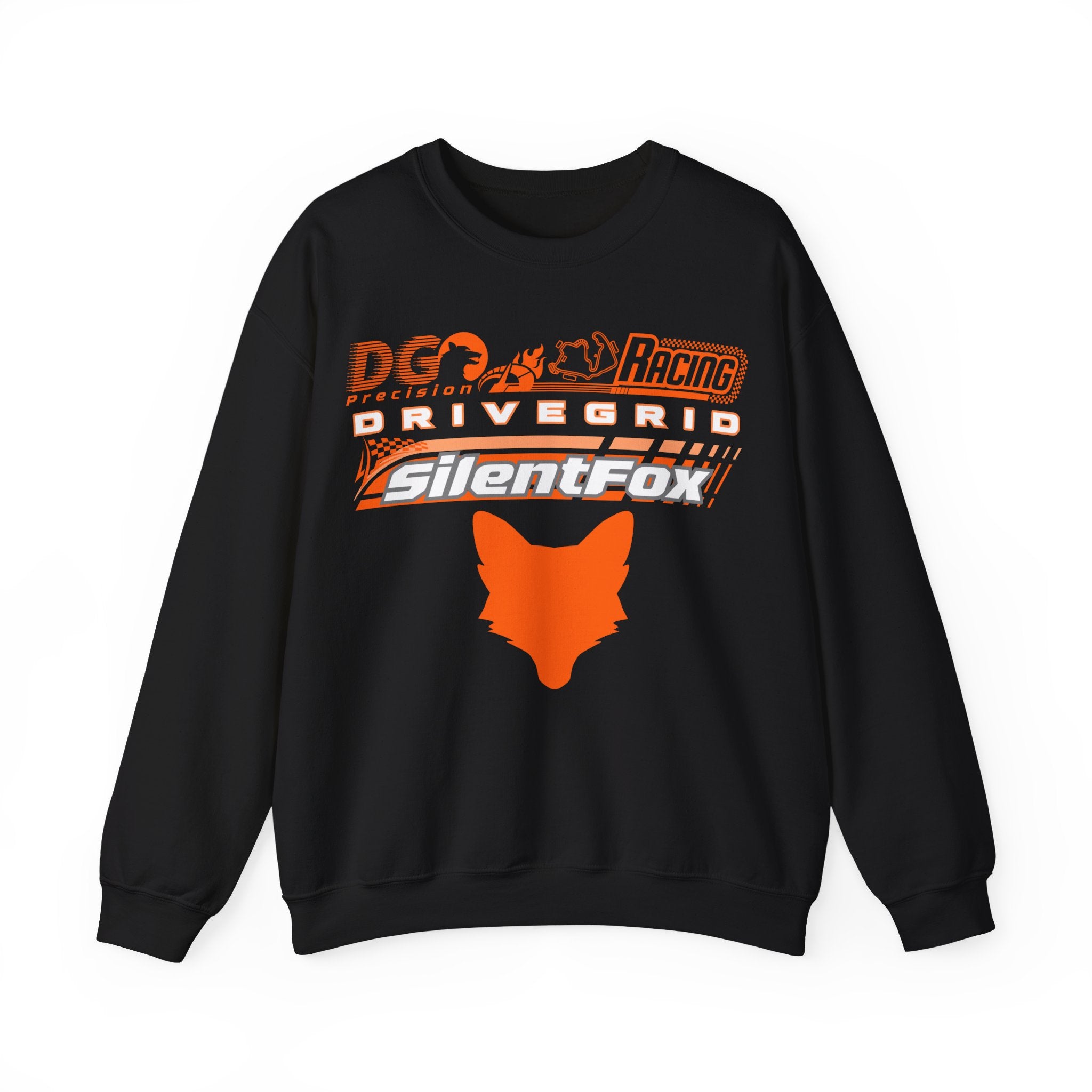 Orange Fox Racing Sweatshirt Collection - SF Drive Grid
