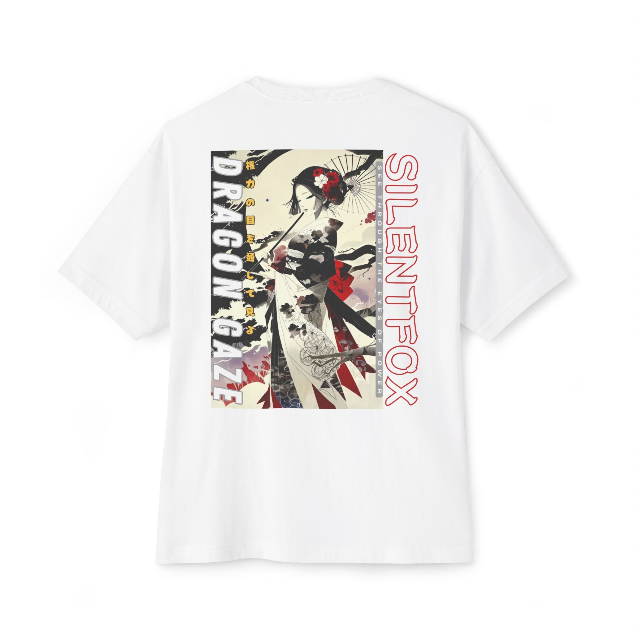 Anime Design Oversize T-shirt - SF Dragon Gaze