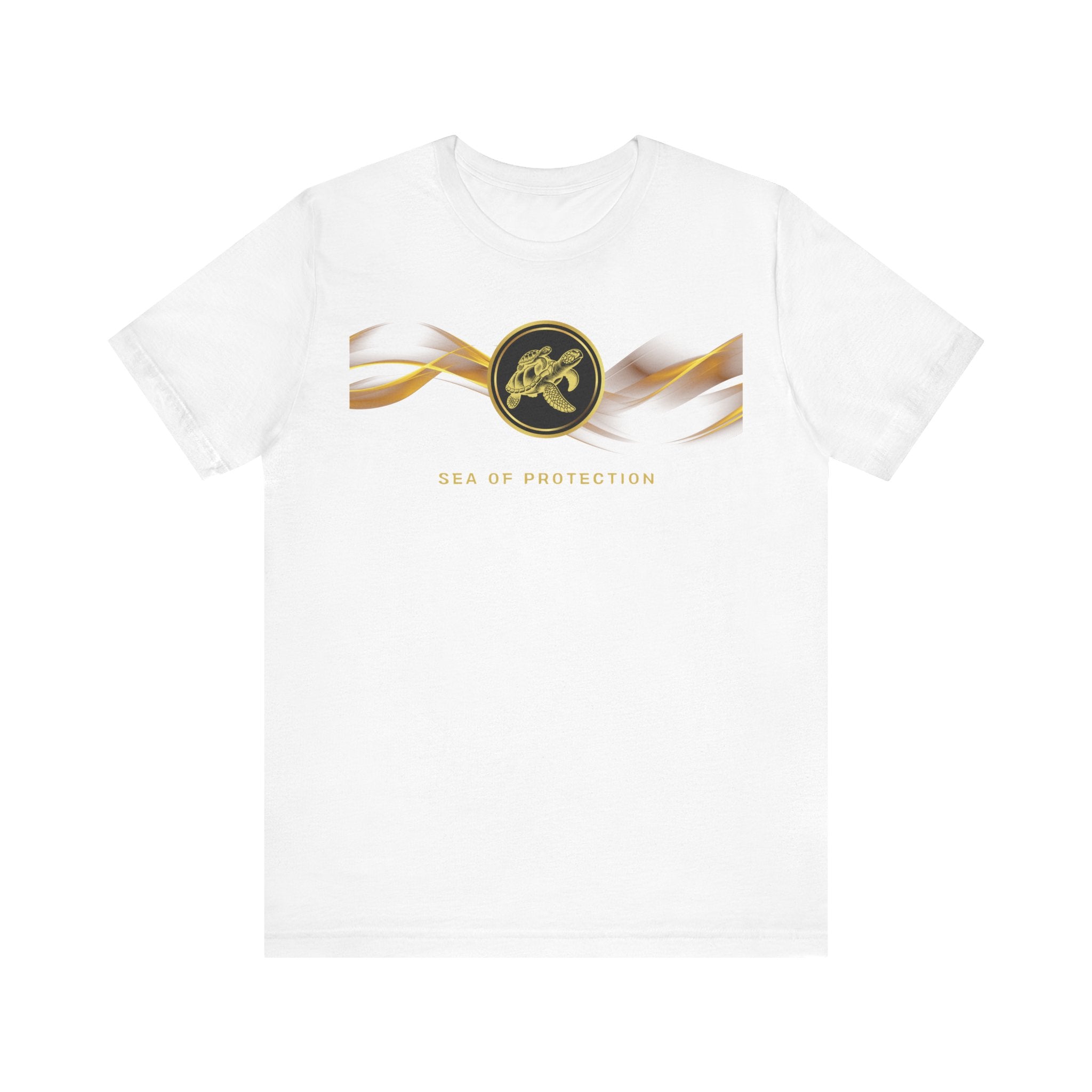 Empowering T-shirt - Zen Turtle Collection Black Protection