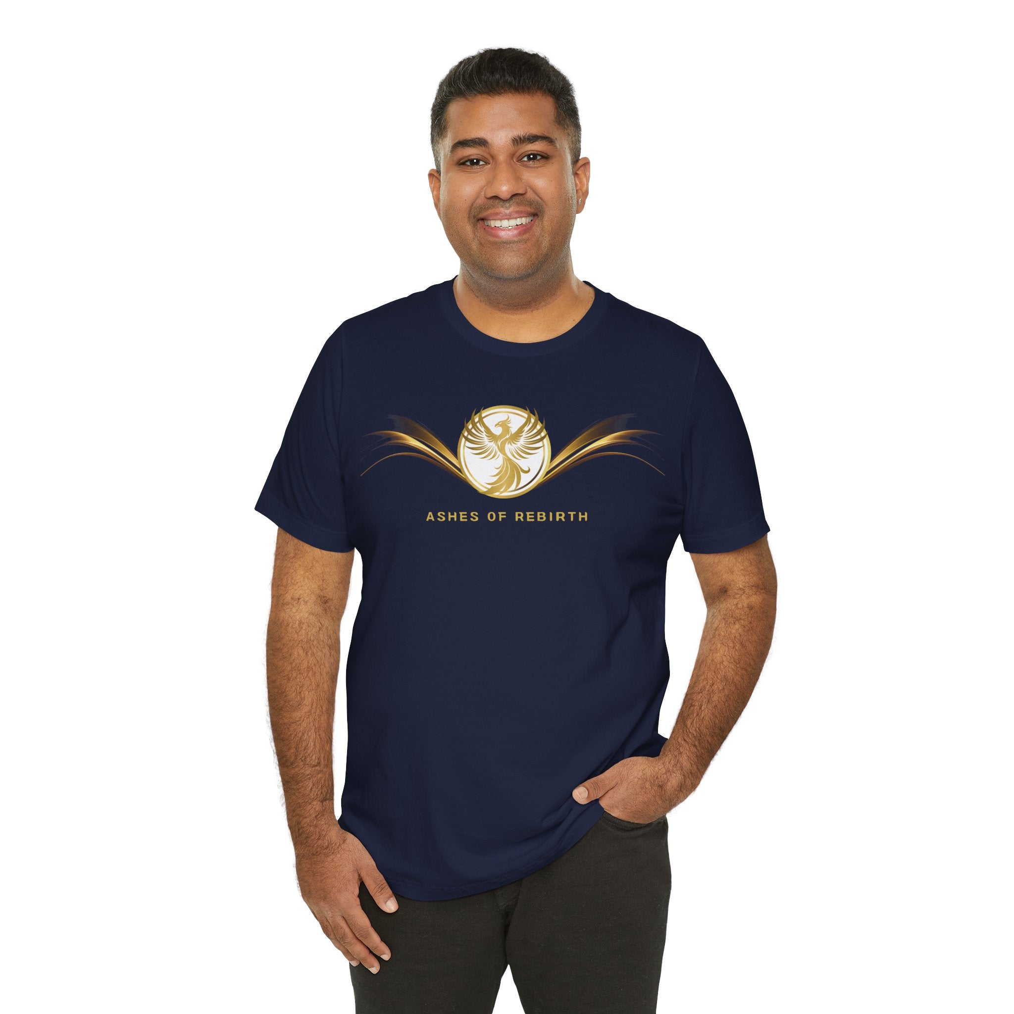 Empowering T-shirt - Zen Phoenix Collection White Rebirth