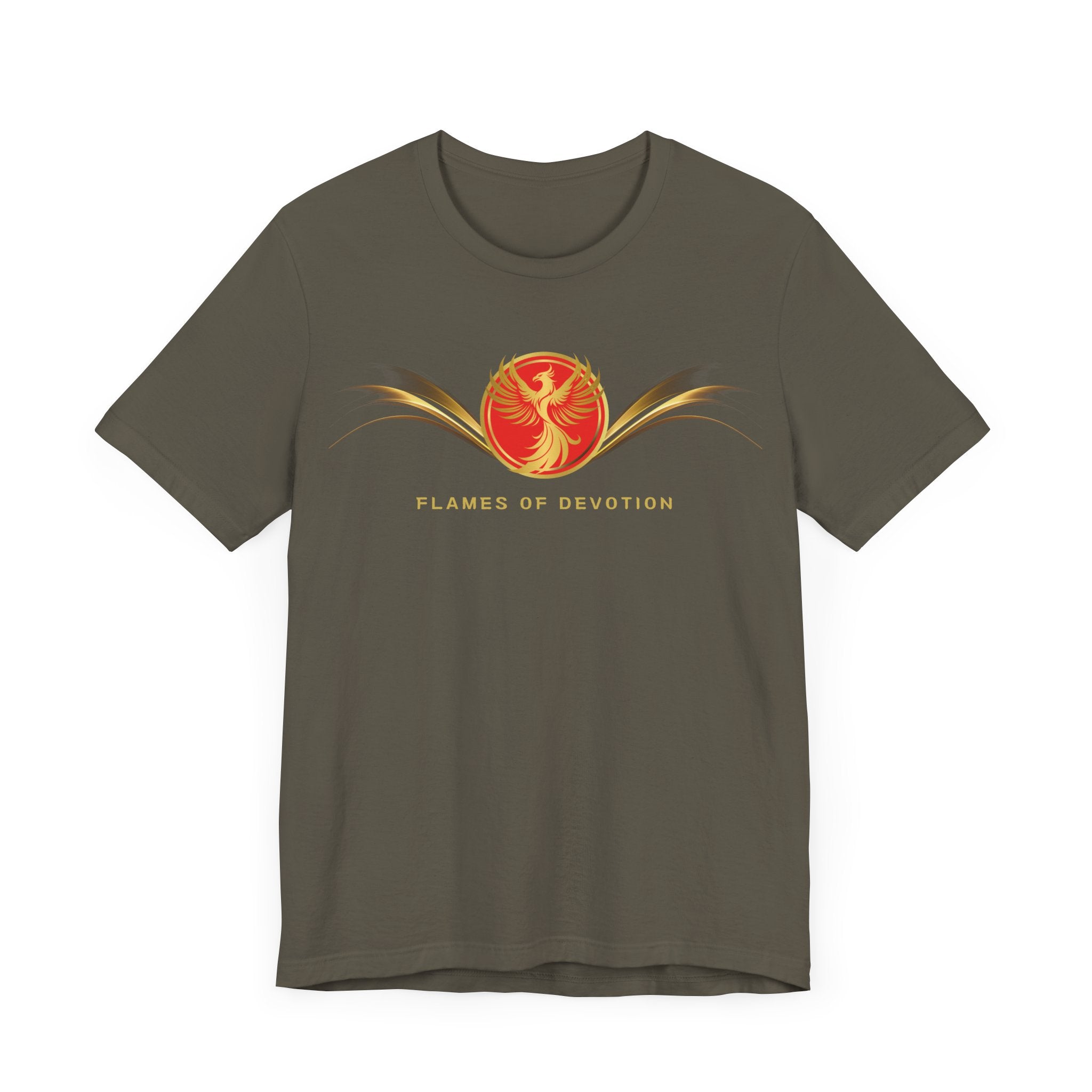 Empowering T-shirt - Zen Phoenix Collection Red Devotion