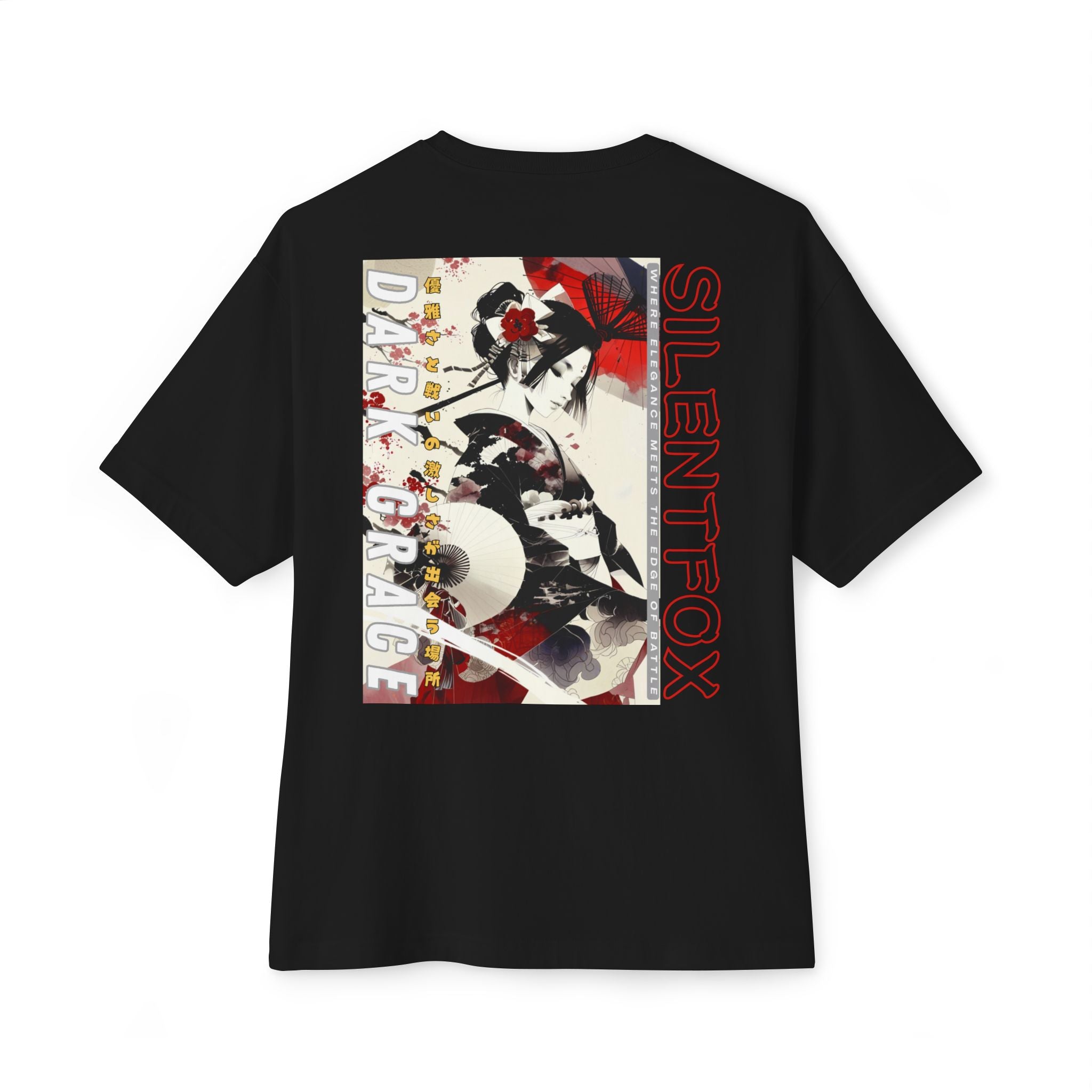 Anime Design Oversize T-shirt - SF Dark Grace