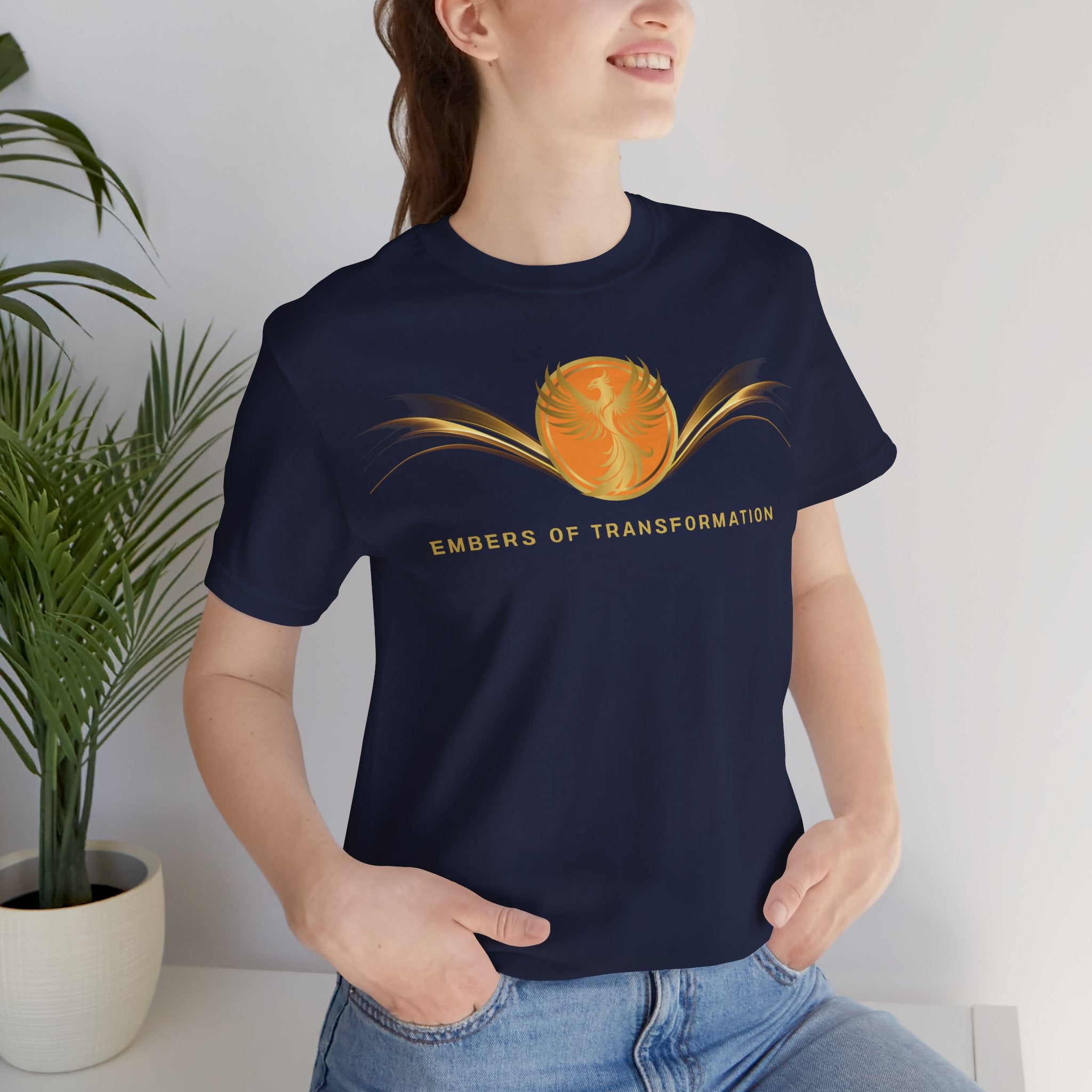 Empowering T-shirt - Zen Phoenix Collection Orange Transformation