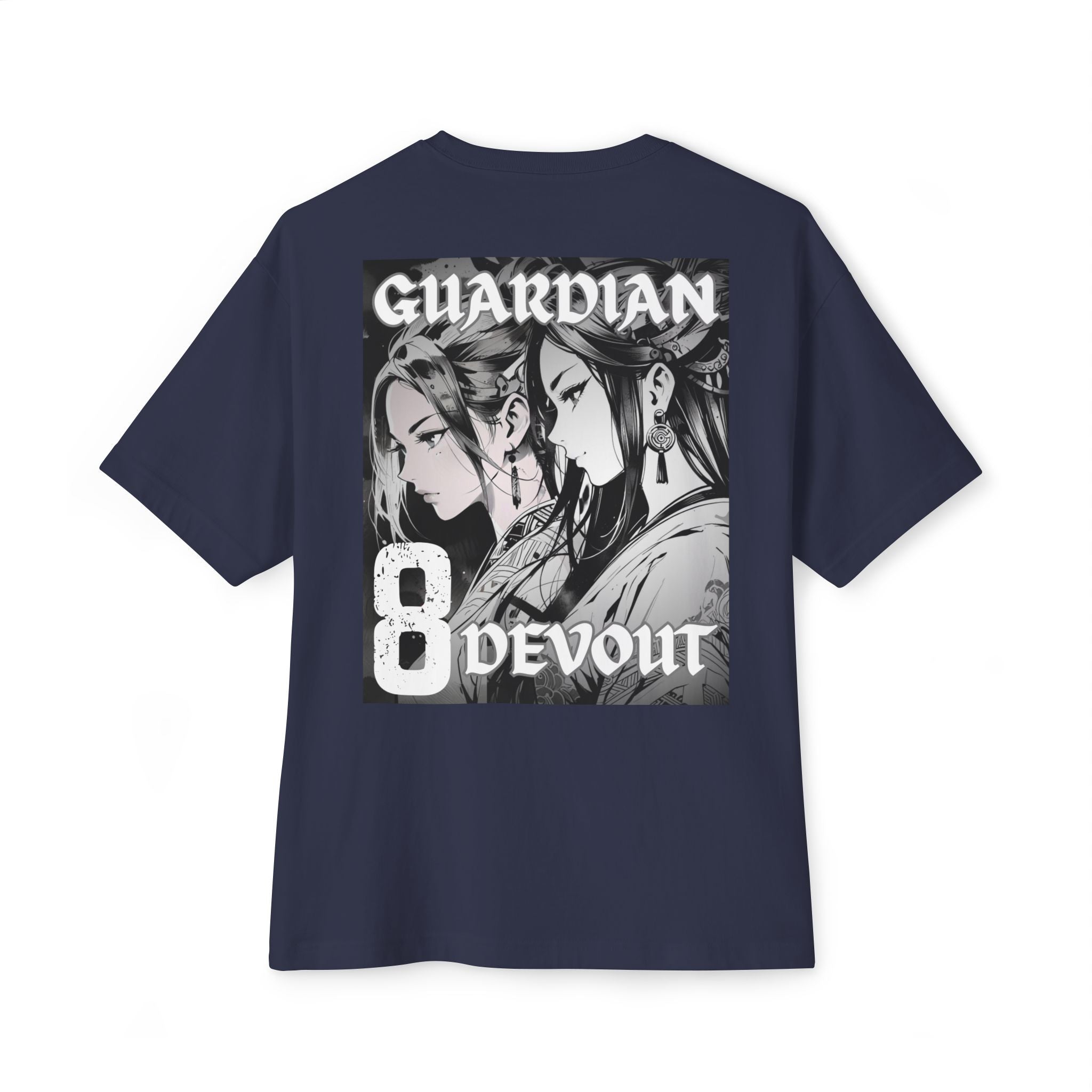 Anime Design Oversize T-shirt - SF Guardian - Devout #8
