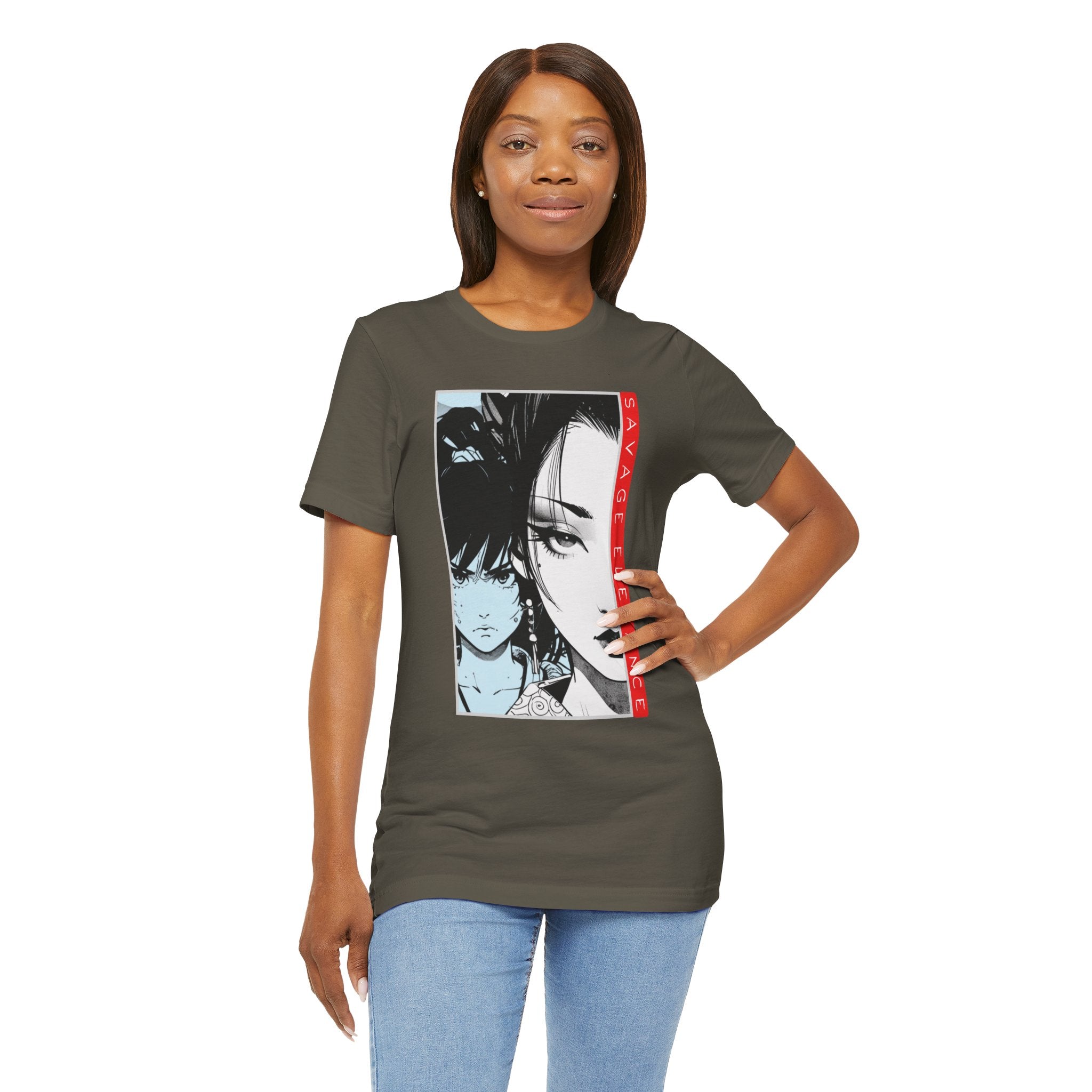 Anime Good Bad T-shirt - Savage Elegance