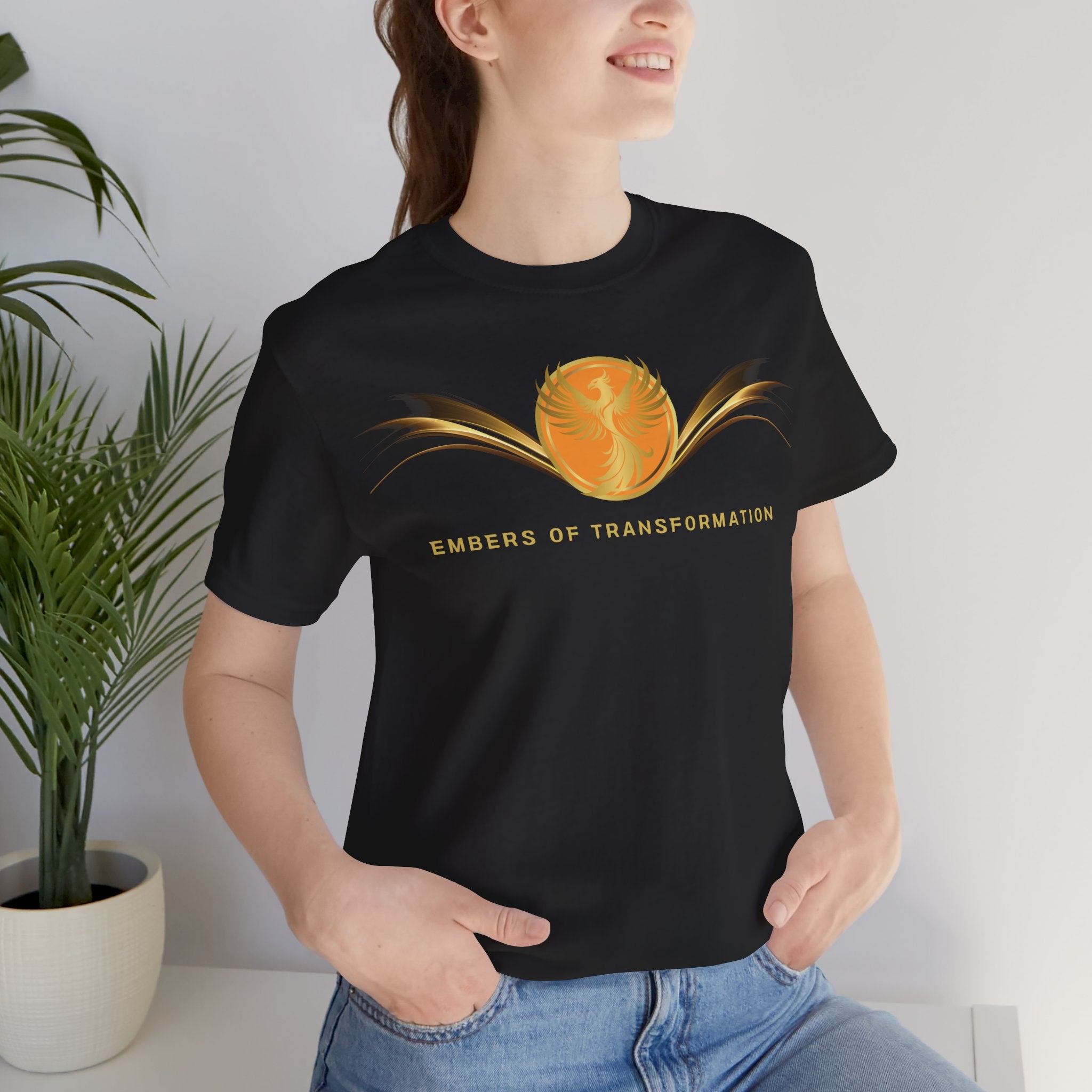 Empowering T-shirt - Zen Phoenix Collection Orange Transformation