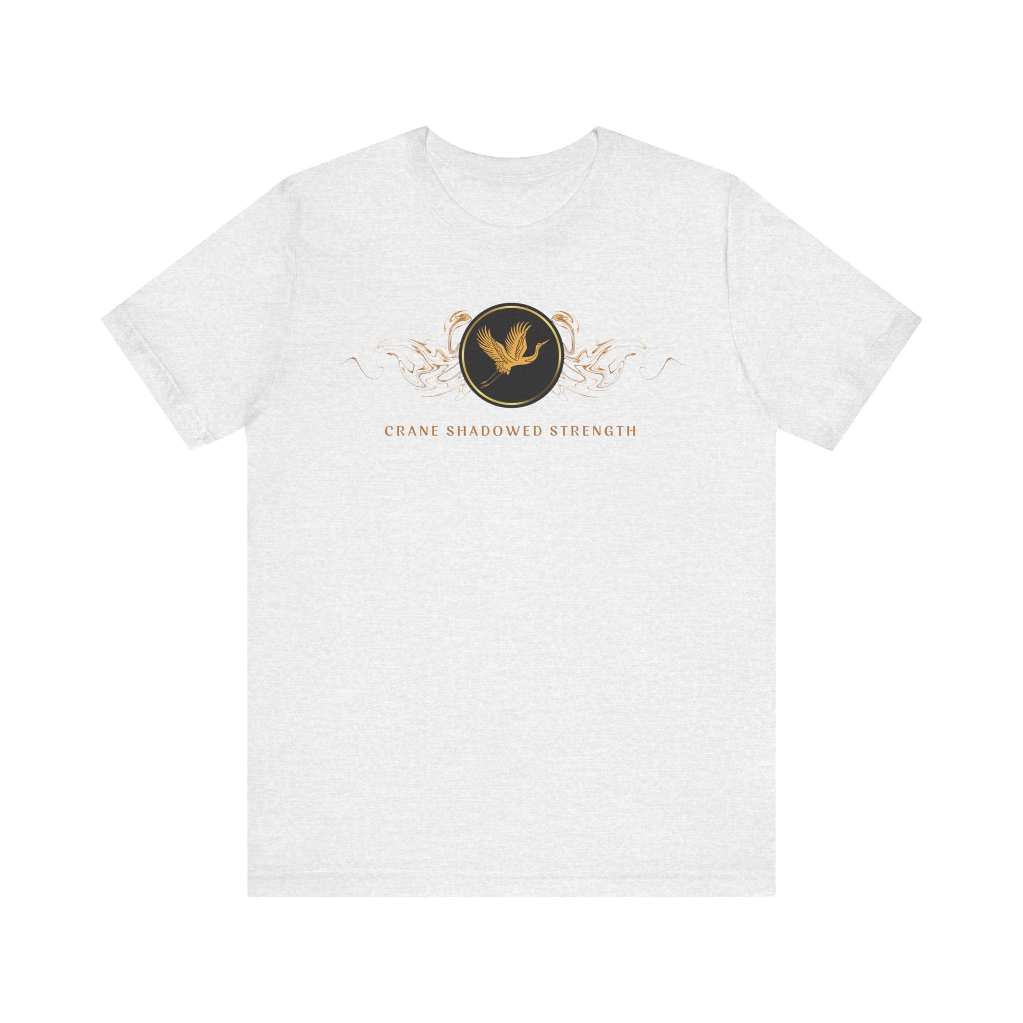 Empowering T-shirt - Zen Crane Collection Black Strength