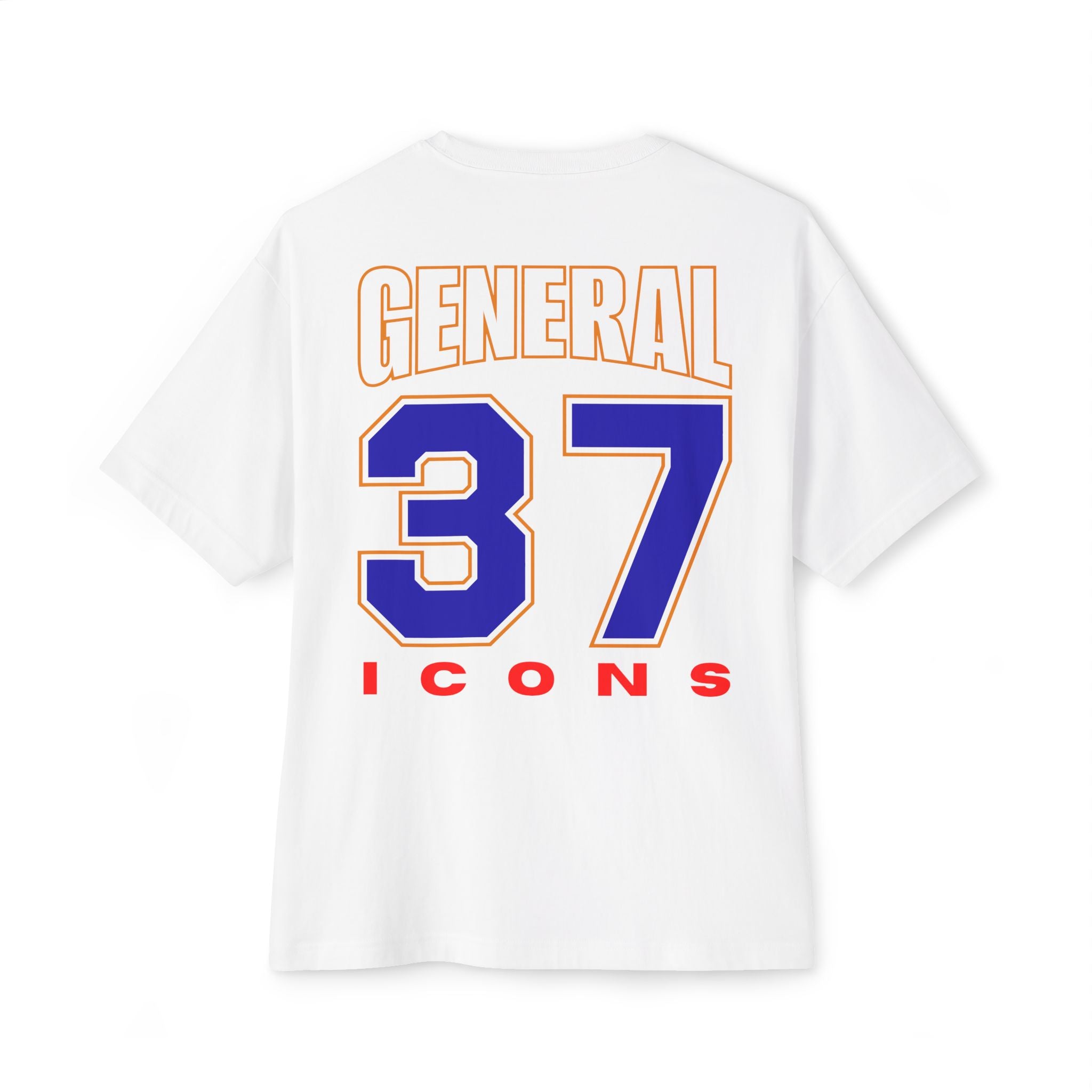 General Numbered Streetwear Box T-shirt Collection - 37 General Icons
