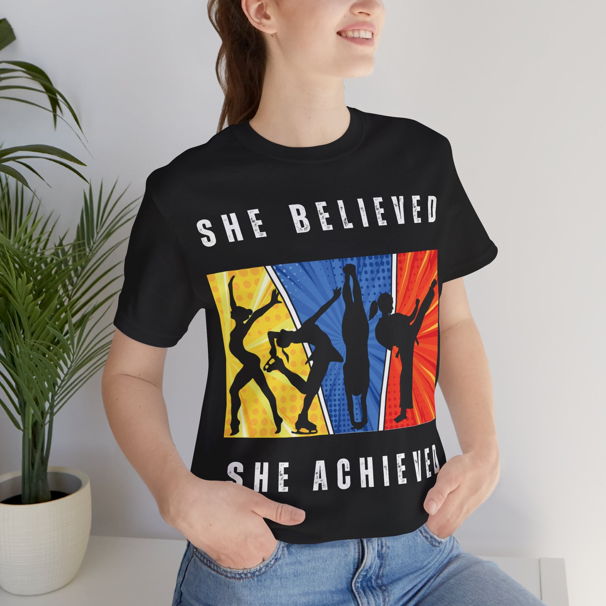 Empowering Tee - She Believed She Achieved