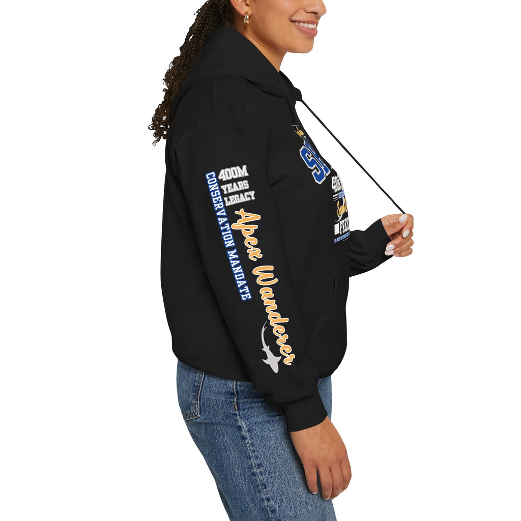 Hooded Sweatshirt Ocean Marine Awareness - Sharks