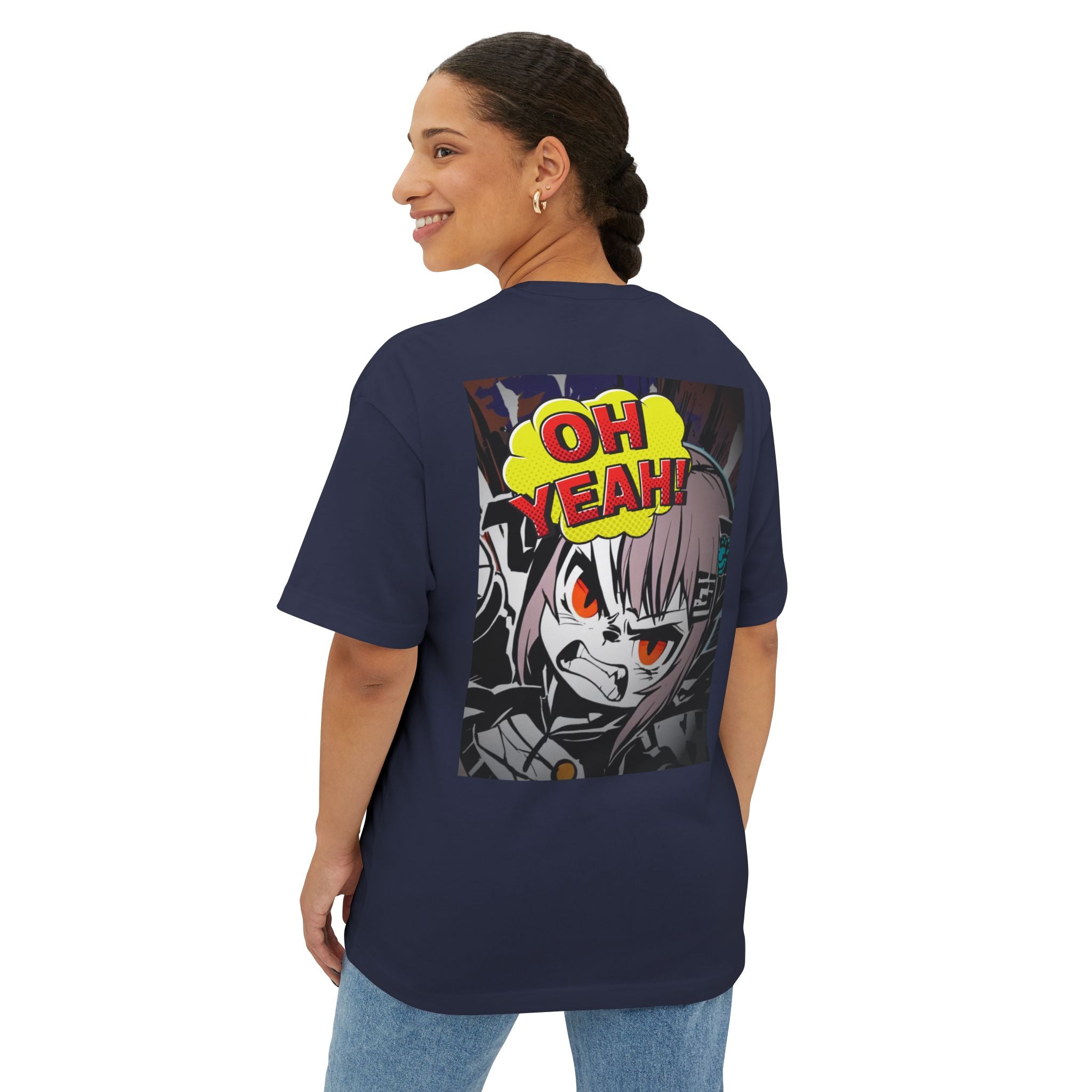 Anime Blurb Casual Streetwear T-shirt - Oh Yeah