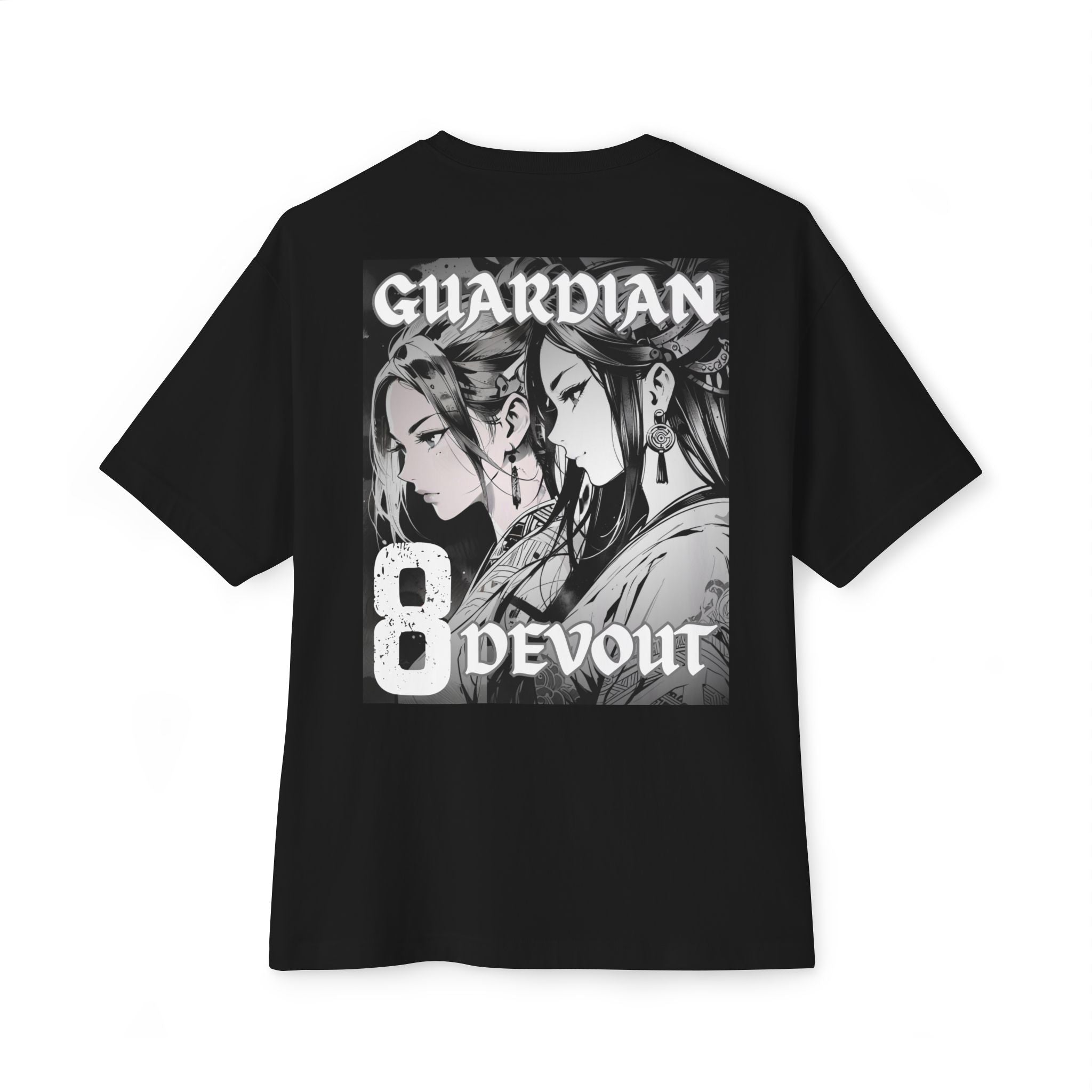 Anime Design Oversize T-shirt - SF Guardian - Devout #8