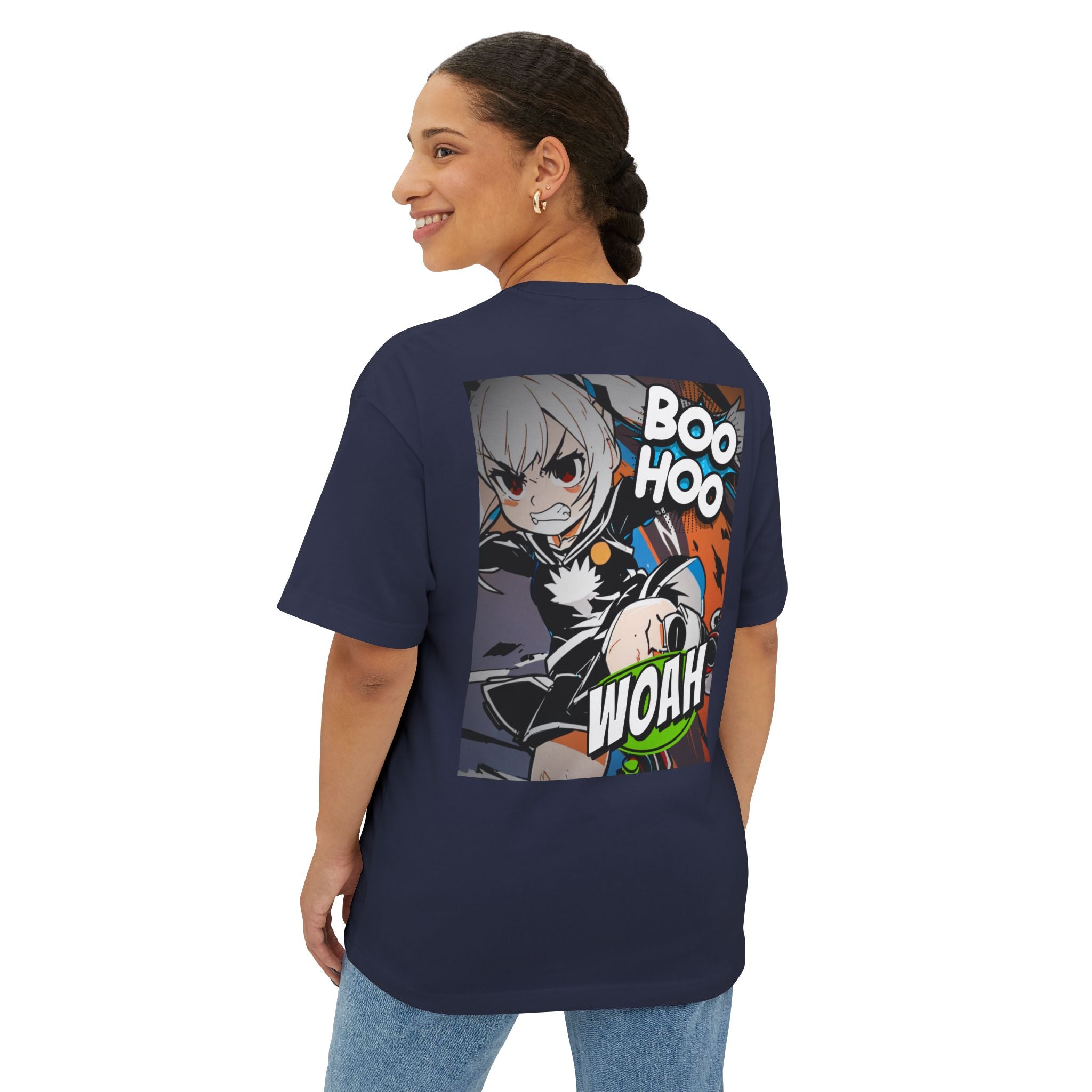 Anime Blurb Casual Streetwear T-shirt - Boo Hoo