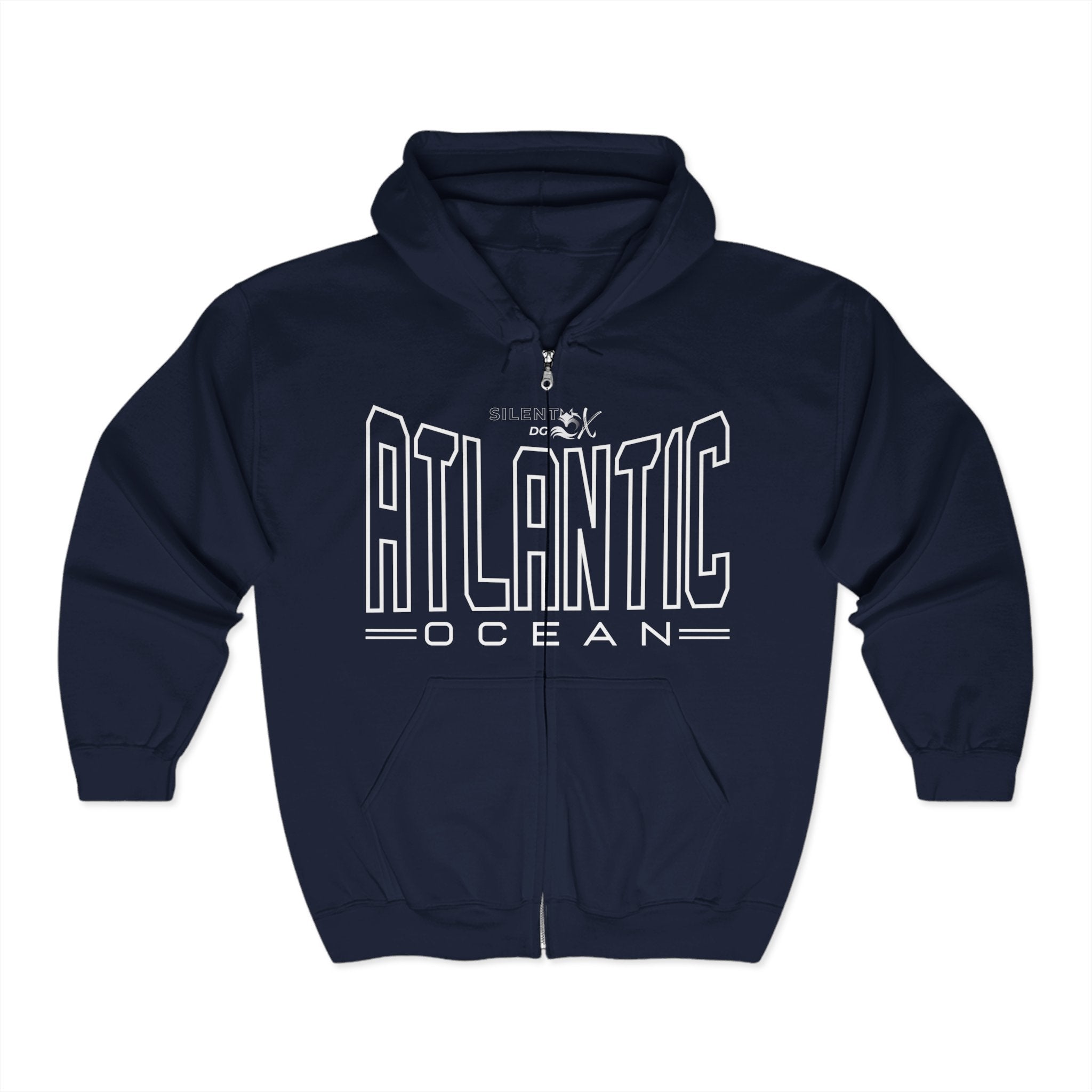 5 Oceans Hoodie Zipper Collection - Atlantic Ocean Tidal Realm