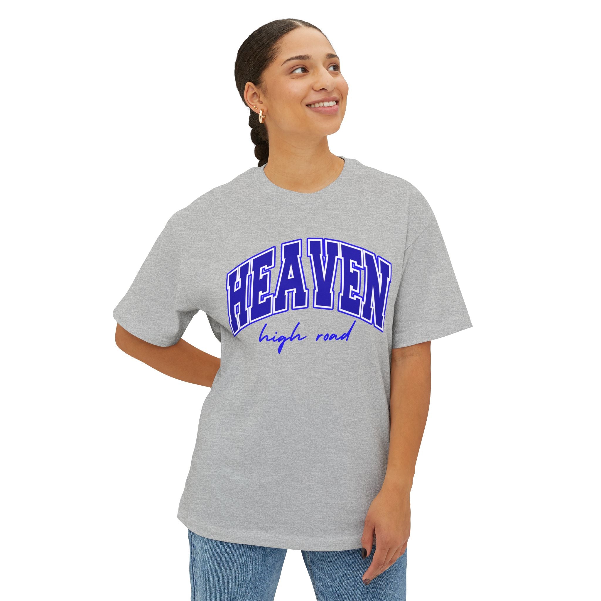 Higher Ground Blue Box-Tee Line - Heaven High Road