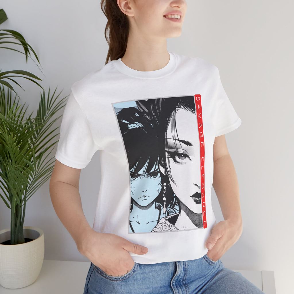 Anime Good Bad T-shirt - Savage Elegance