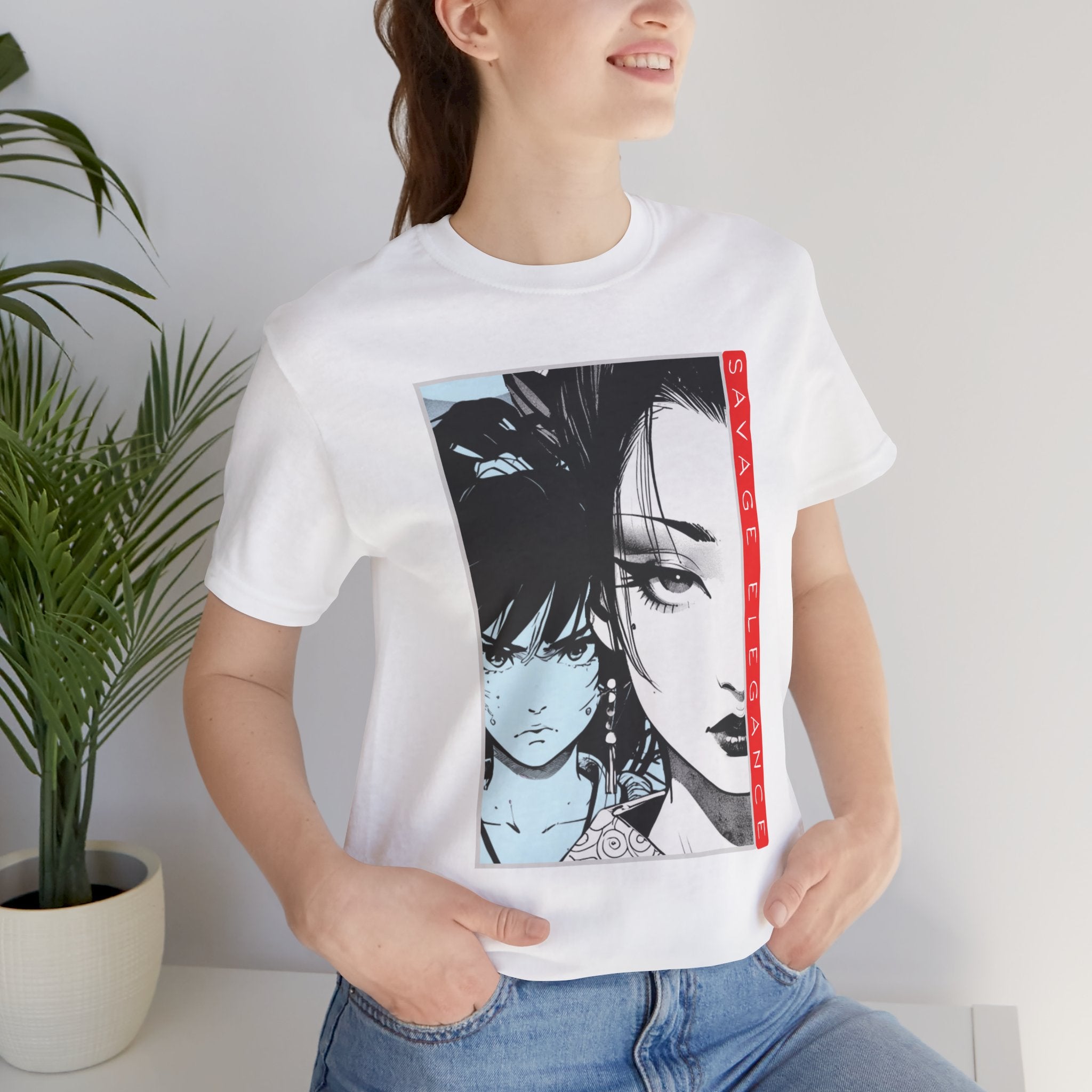 Anime Good Bad T-shirt - Savage Elegance