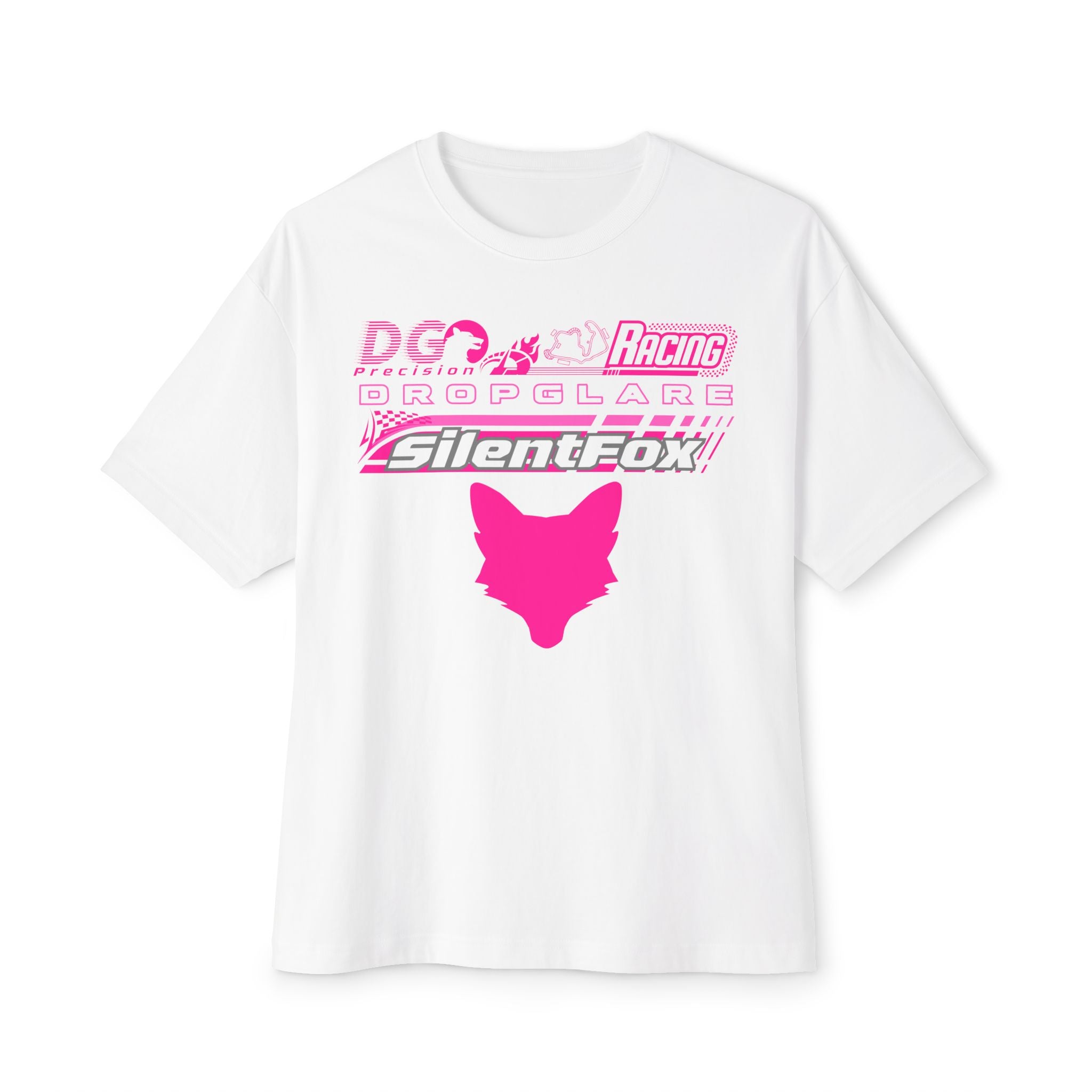 Magenta Fox Racing Box Tee Collection - SF Drop Glare