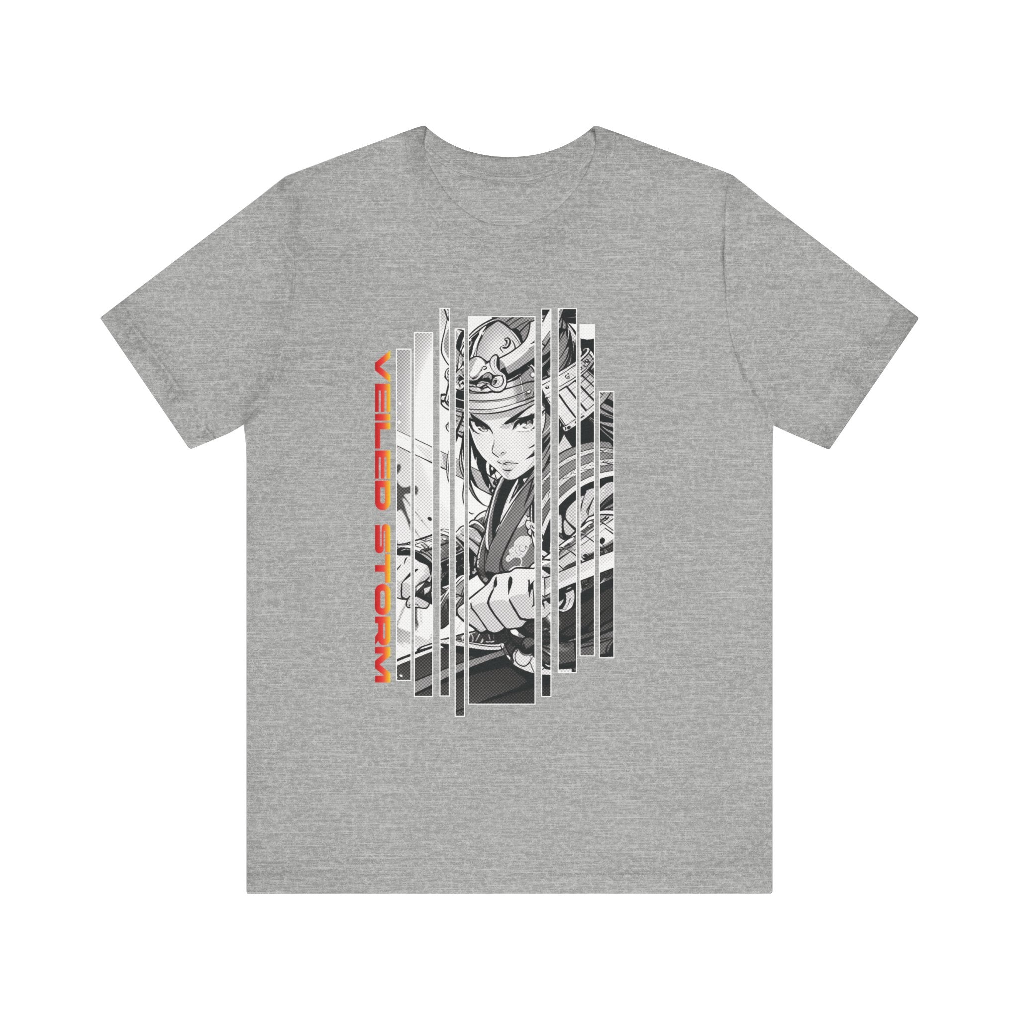 Anime Girl Warrior T-shirt - Veiled Storm