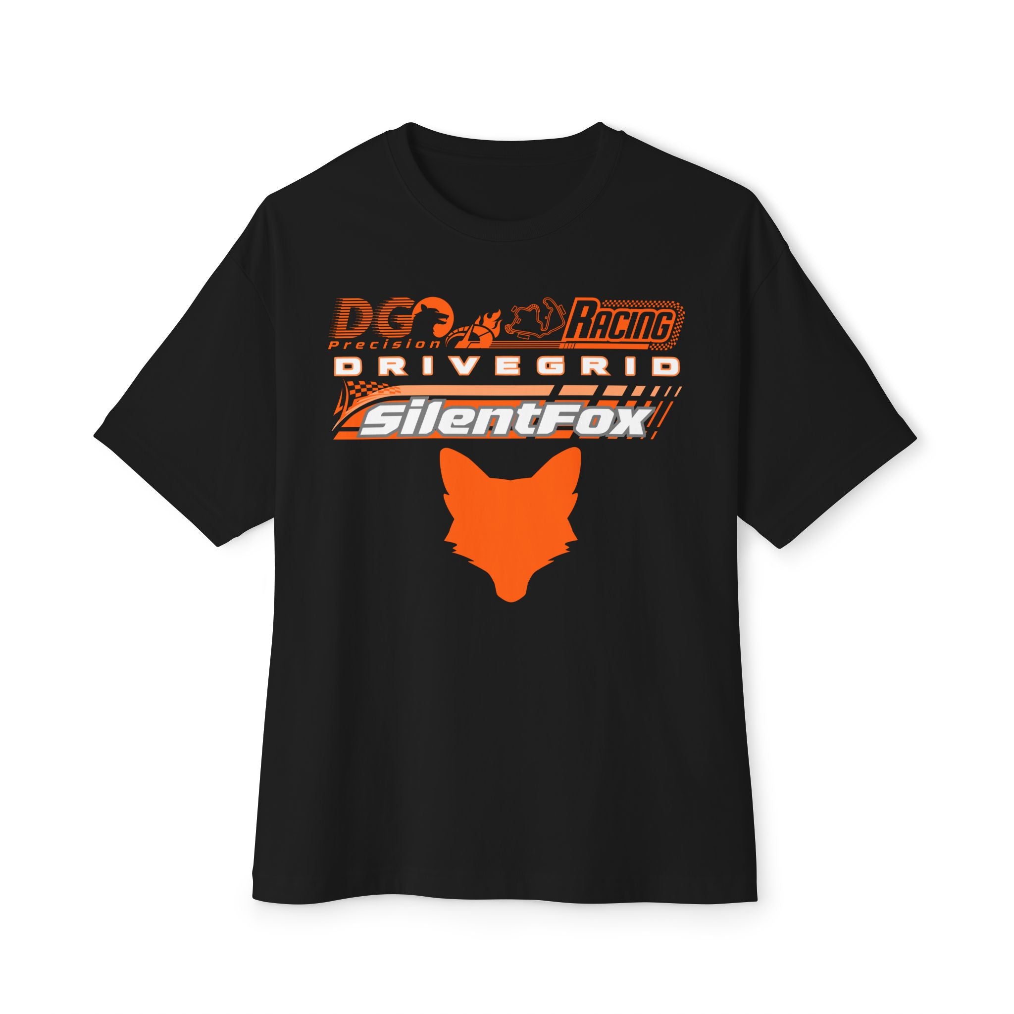 Orange Fox Racing Box Tee Collection - SF Drive Grid