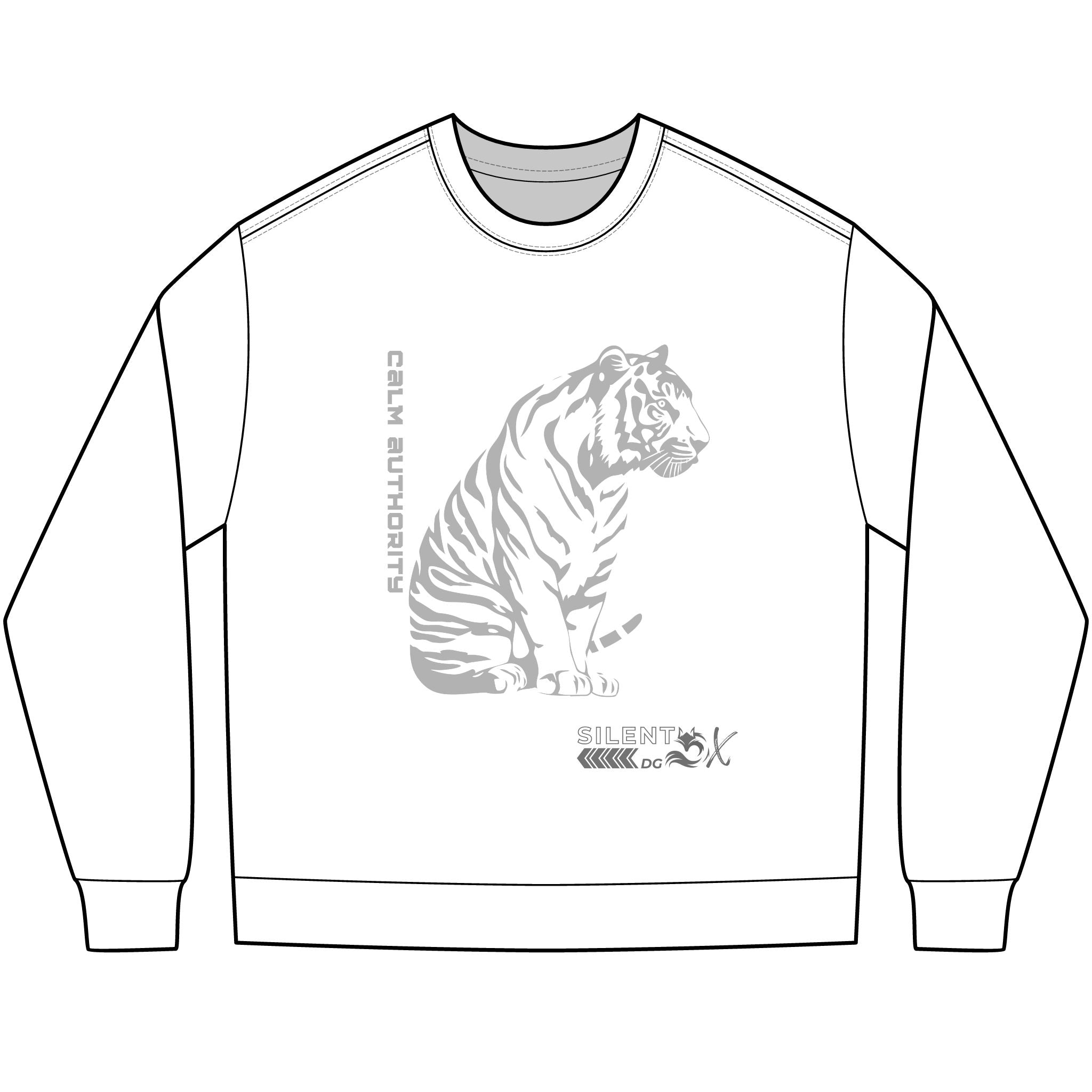 Prime Instinct Long Sleeve Box-T - Tiger Calm Authority