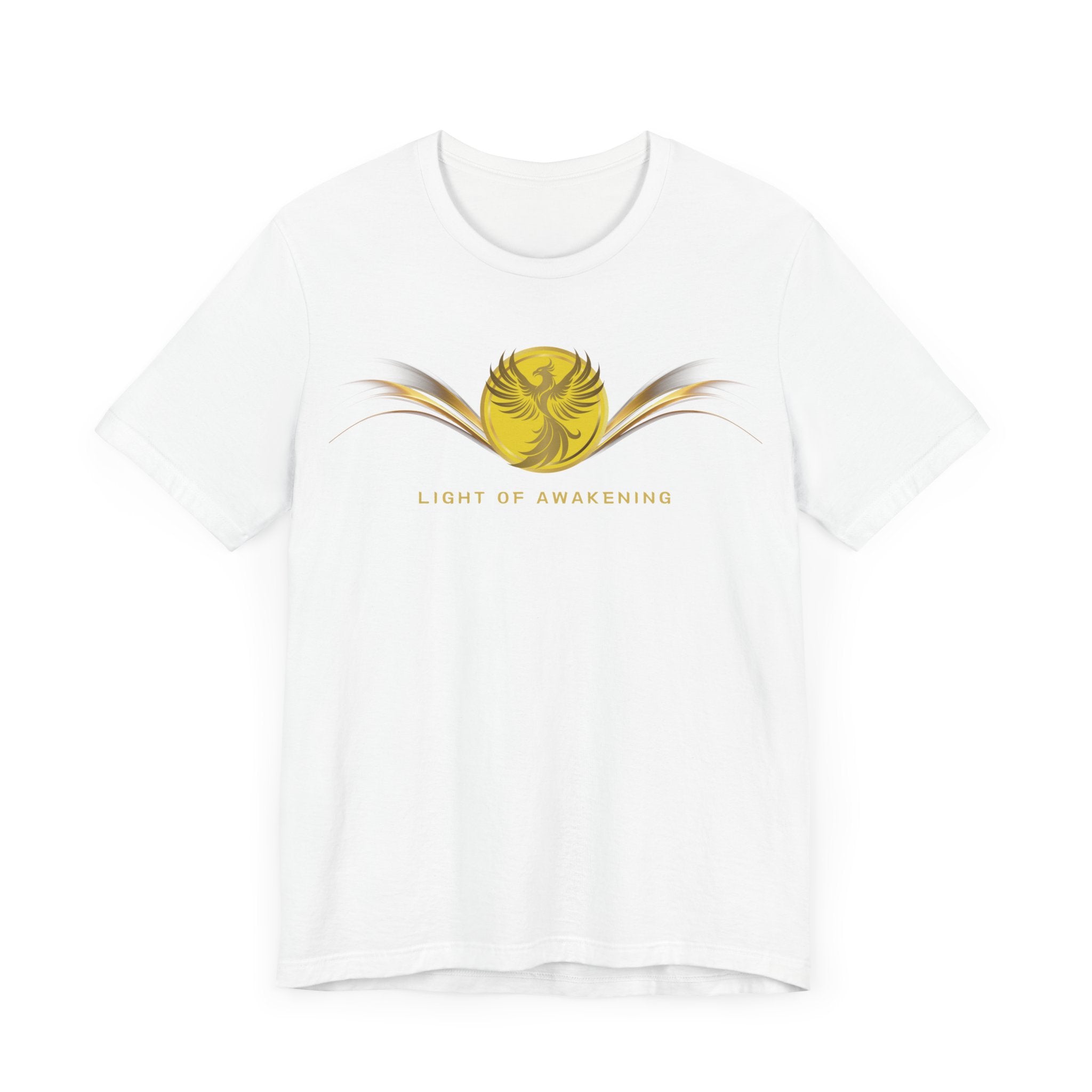 Empowering T-shirt - Zen Phoenix Collection Yellow Awakening