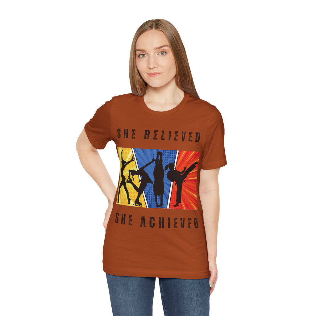 Empowering Tee - She Believed She Achieved