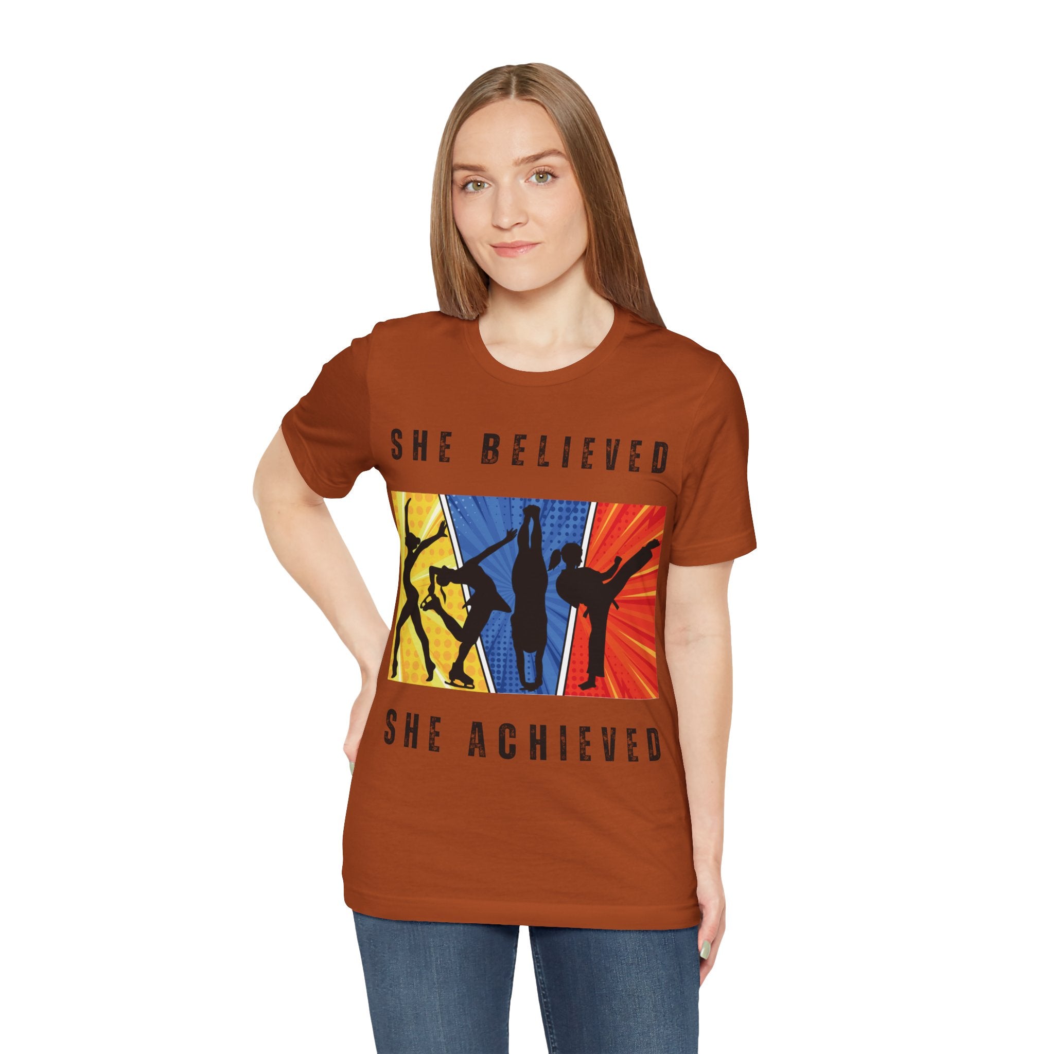 Empowering Tee - She Believed She Achieved