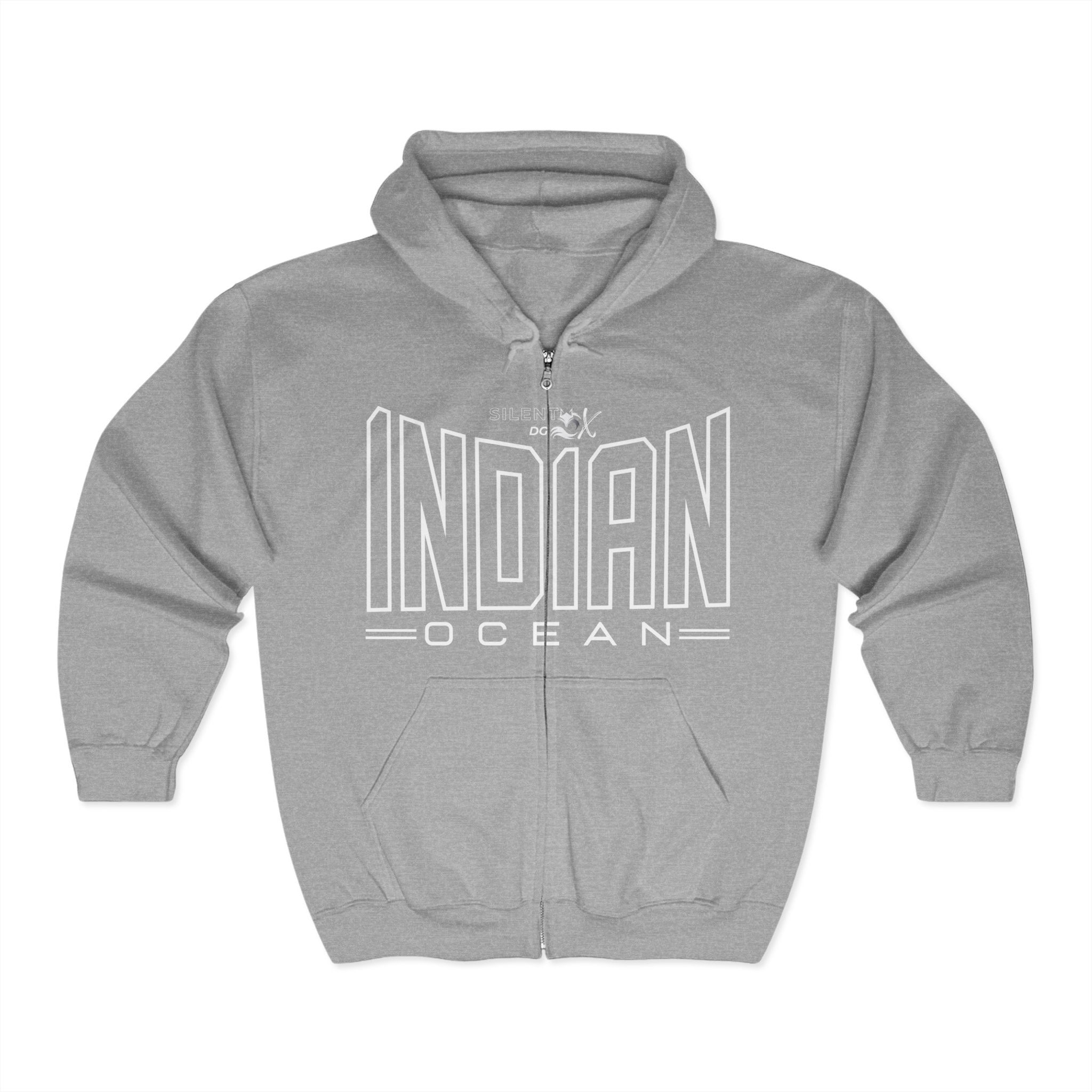 5 Oceans Hoodie Zipper Collection - Indian Ocean Soul Current