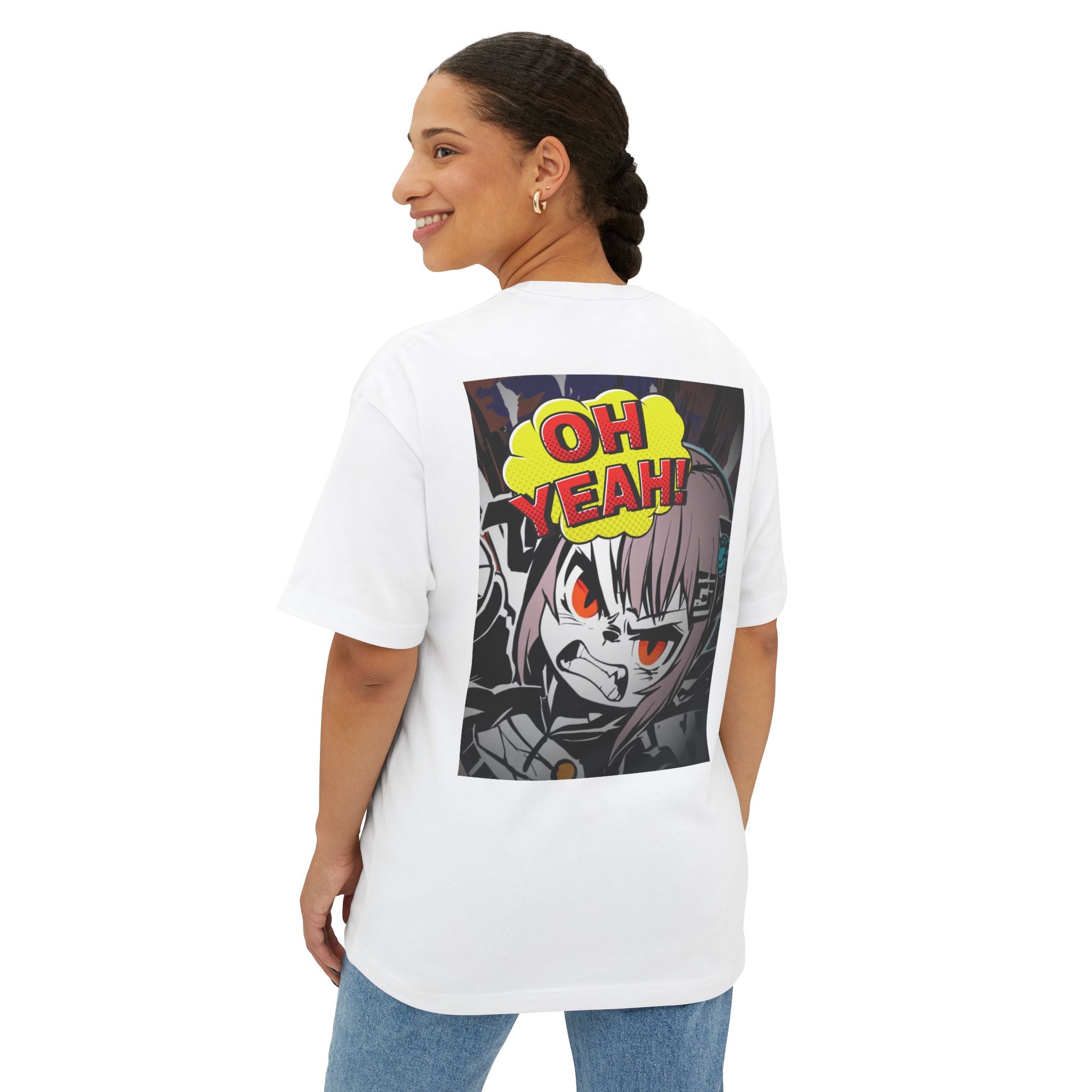 Anime Blurb Casual Streetwear T-shirt - Oh Yeah