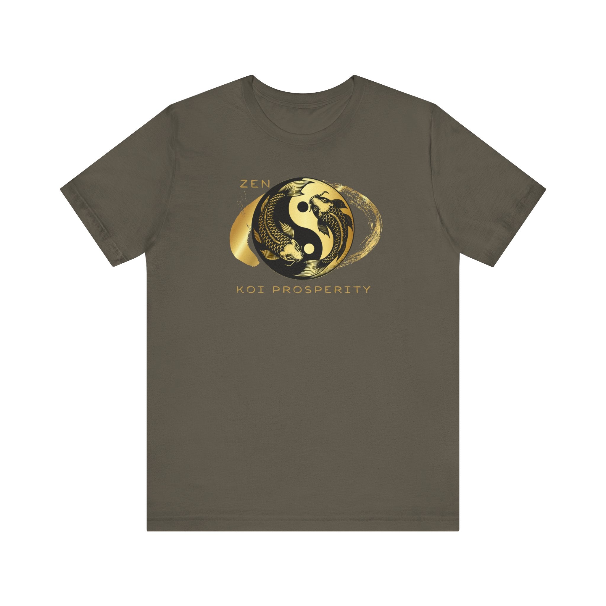 Empowering T-shirt - Zen Koi Collection Gold, Colors of Meaning
