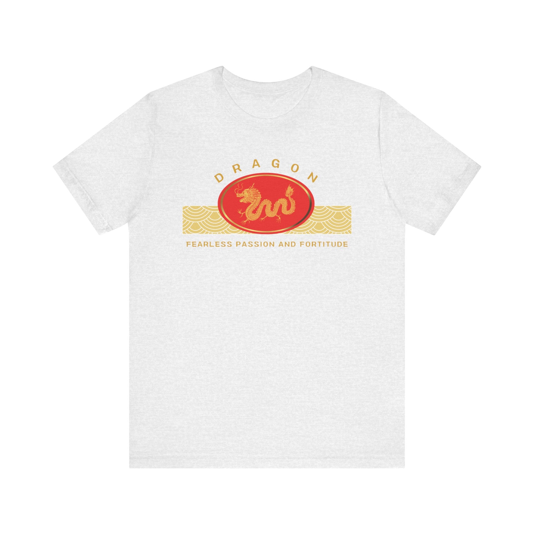 Empowering T-shirt - Zen Dragon Collection Red Fearless