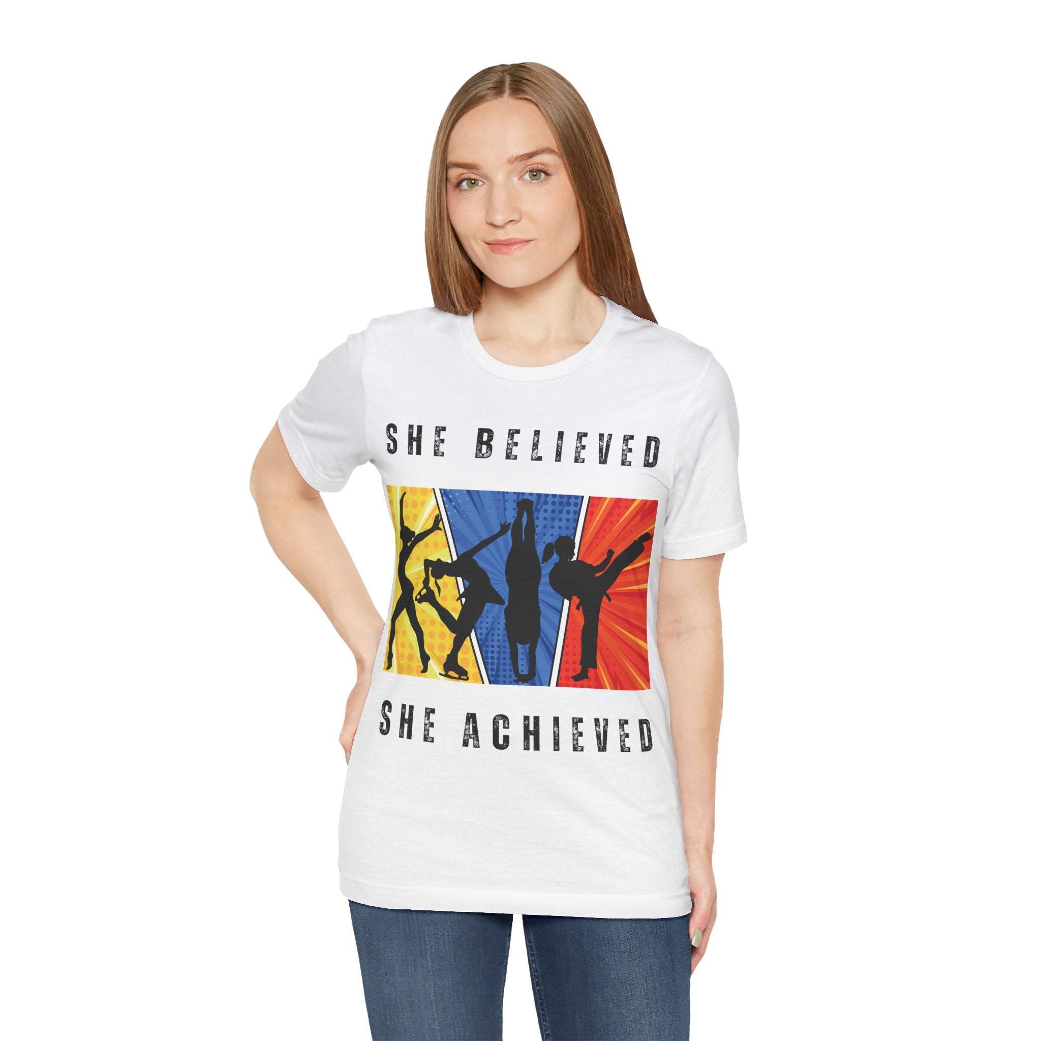 Empowering Tee - She Believed She Achieved