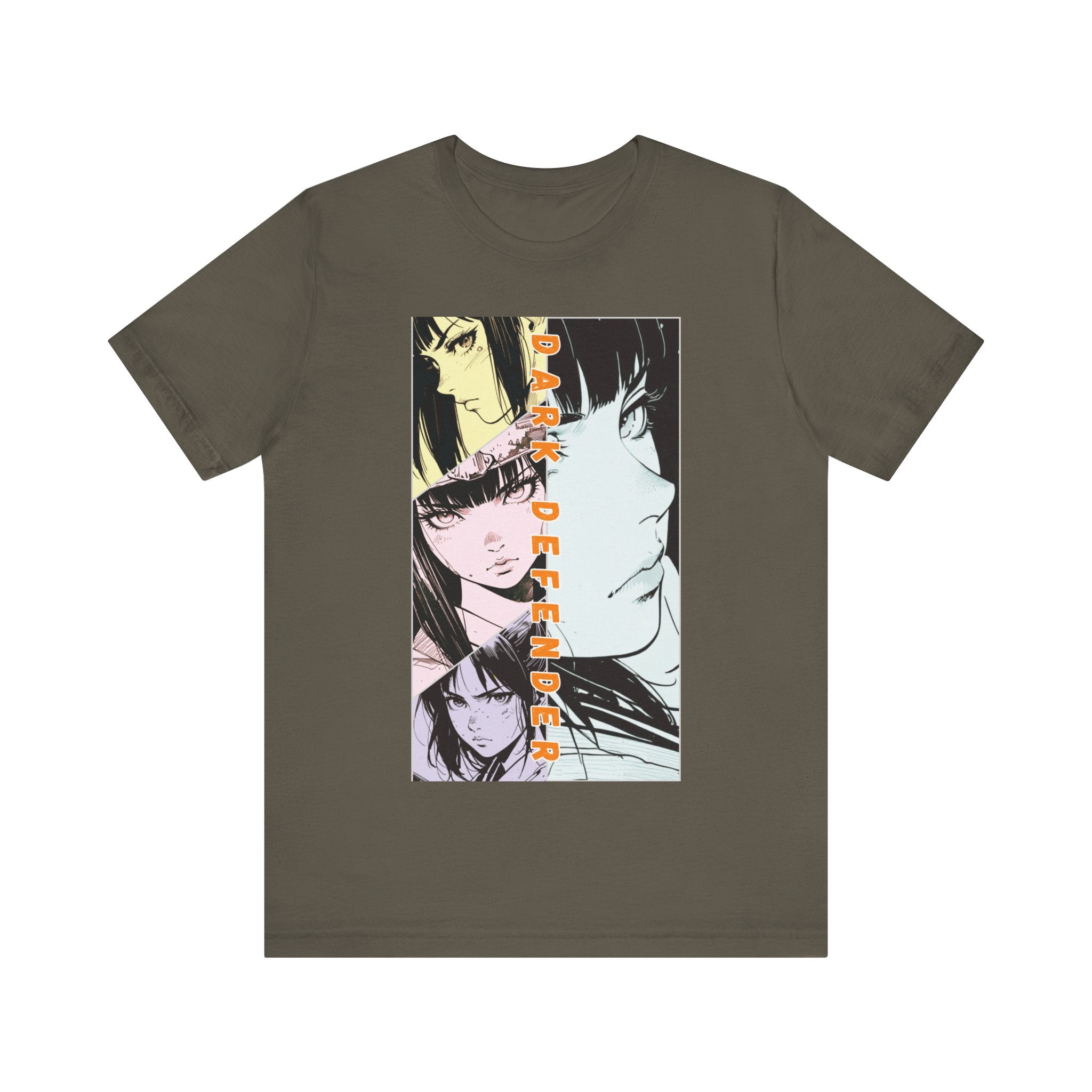 Anime Silent Hero T-shirt - Dark Defender