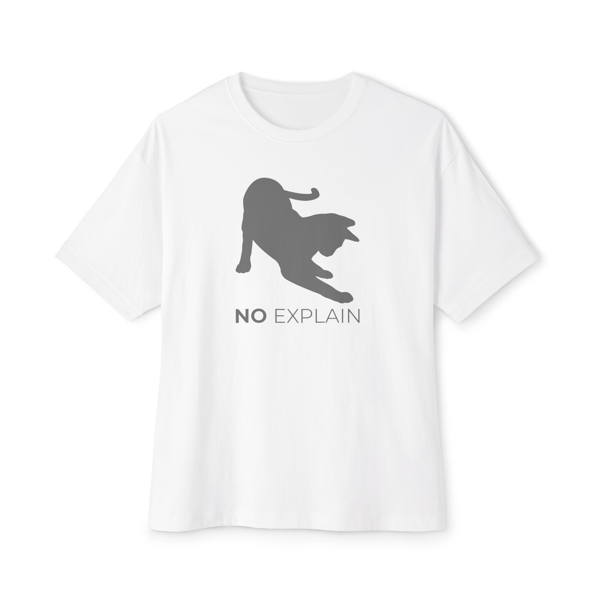 Animal Attitude Box-Tee Line - No Explain Cat