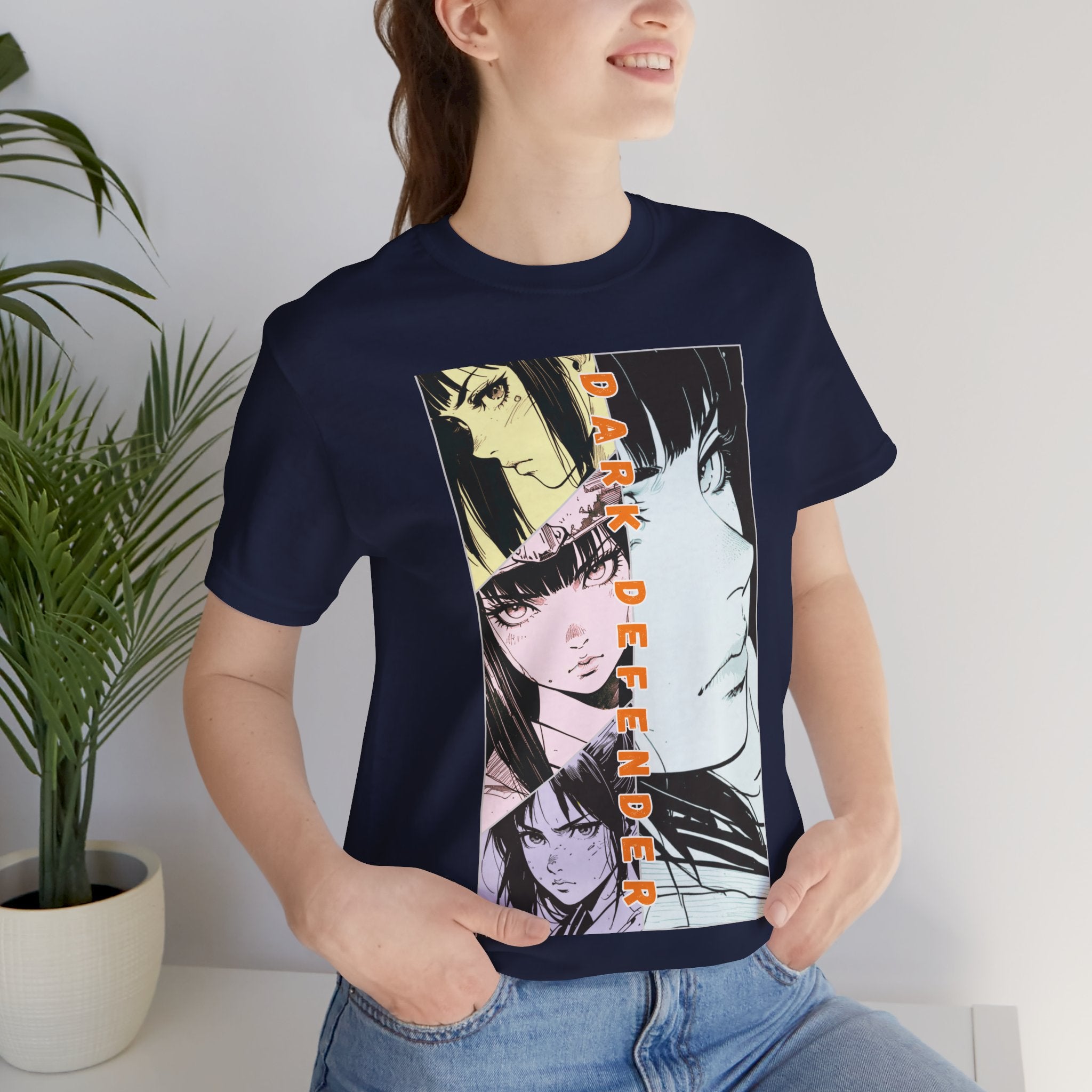 Anime Silent Hero T-shirt - Dark Defender