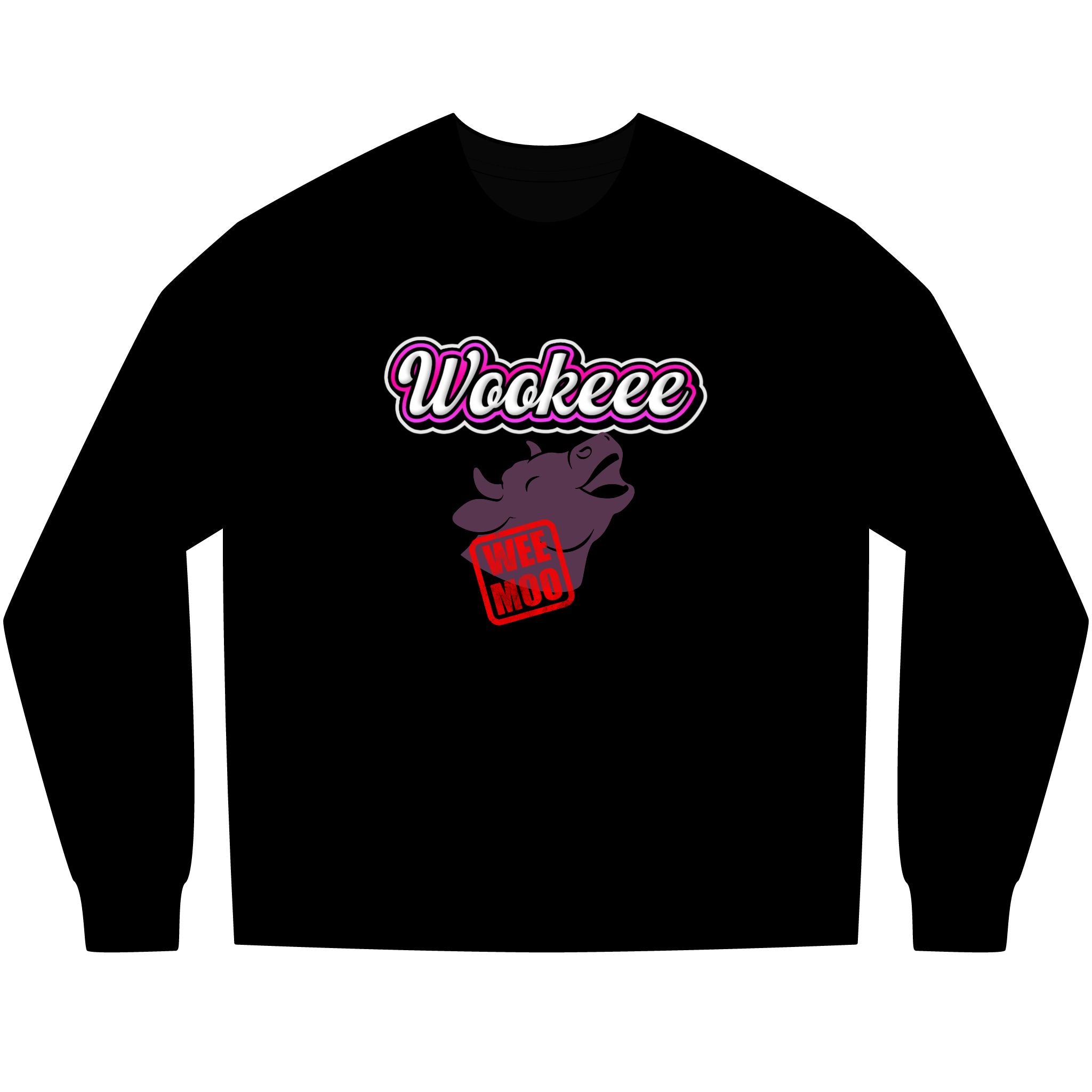 Wee-Moo Cow Long Sleeve Box-Tee - Wookeee